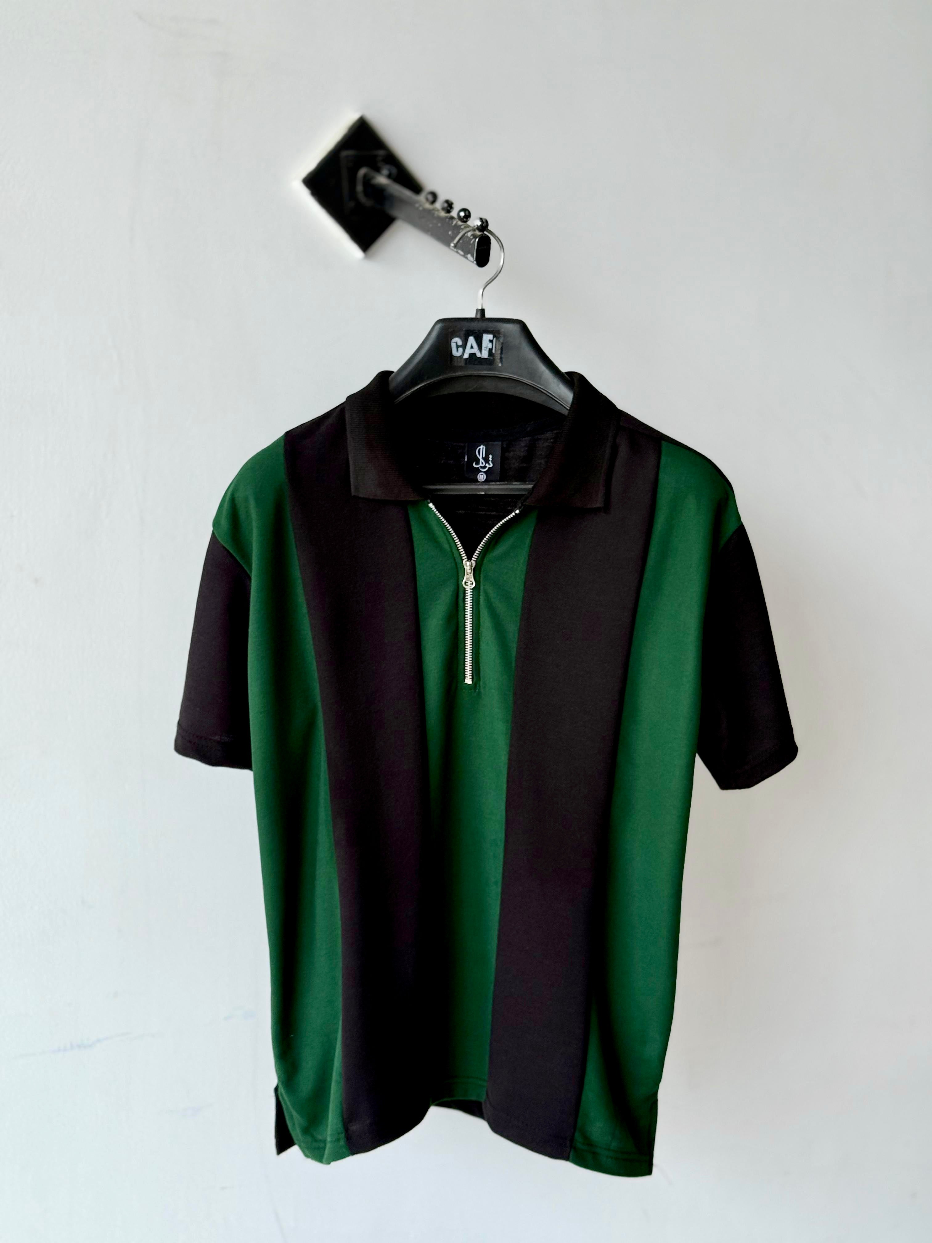 Plane Zip Polo
