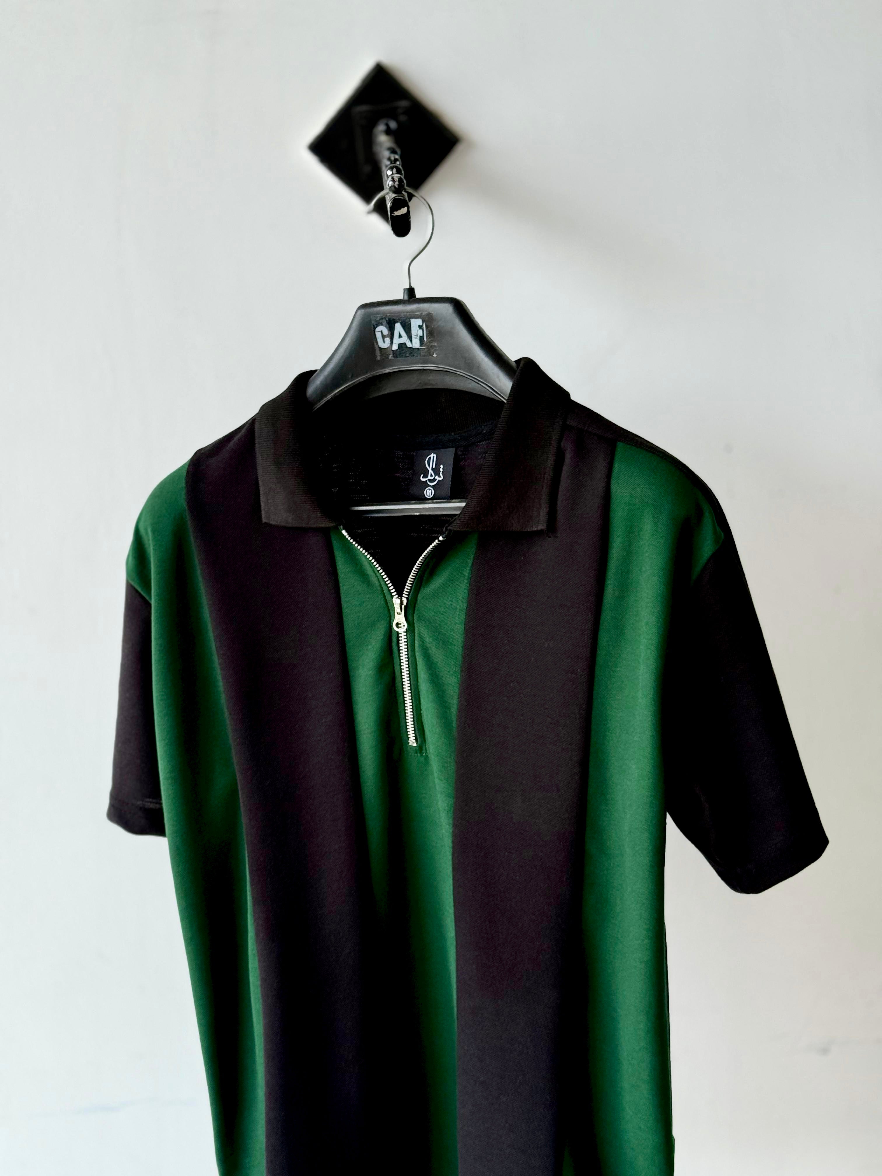Plane Zip Polo