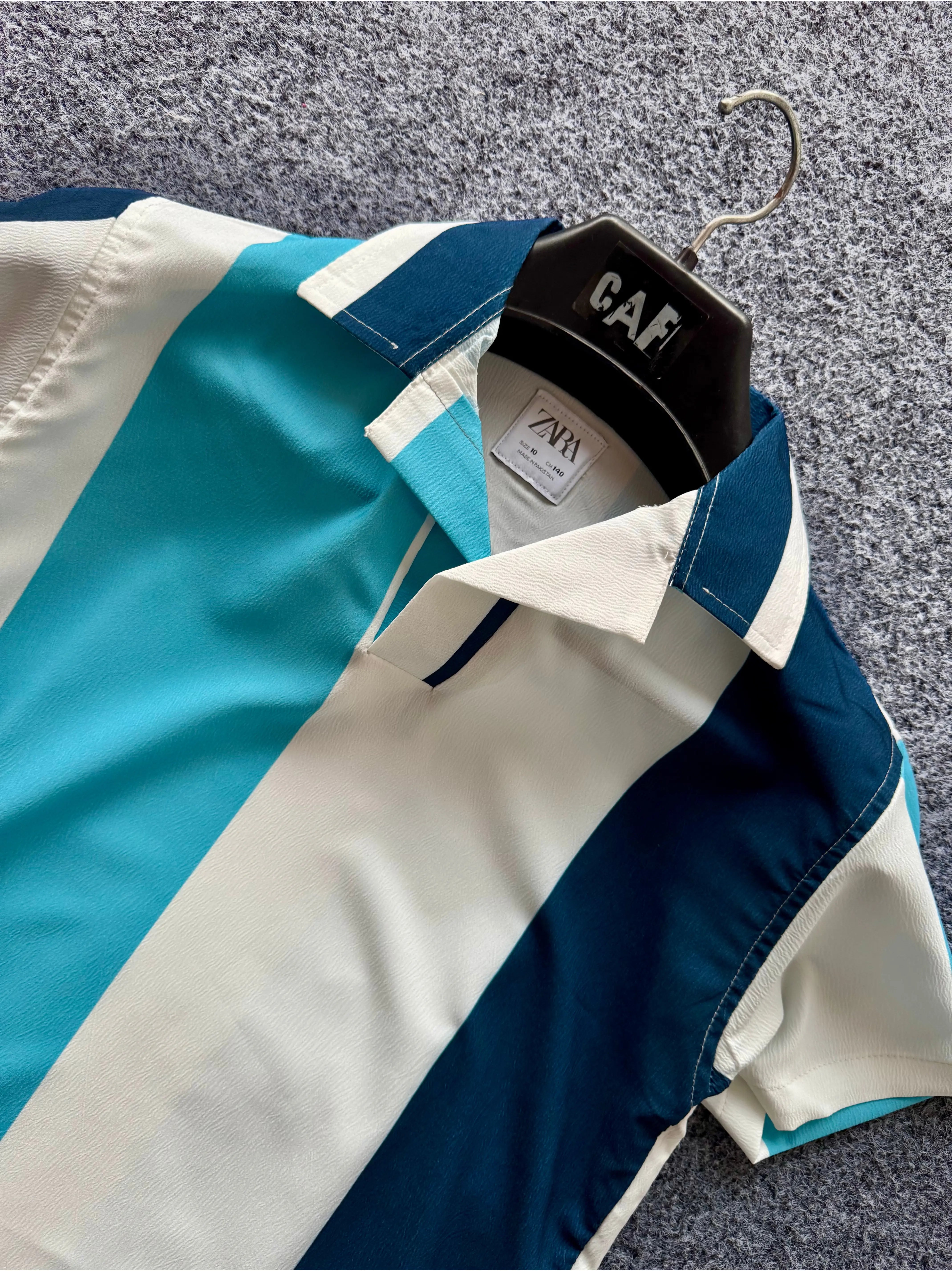 Cuban Collar T-shirt