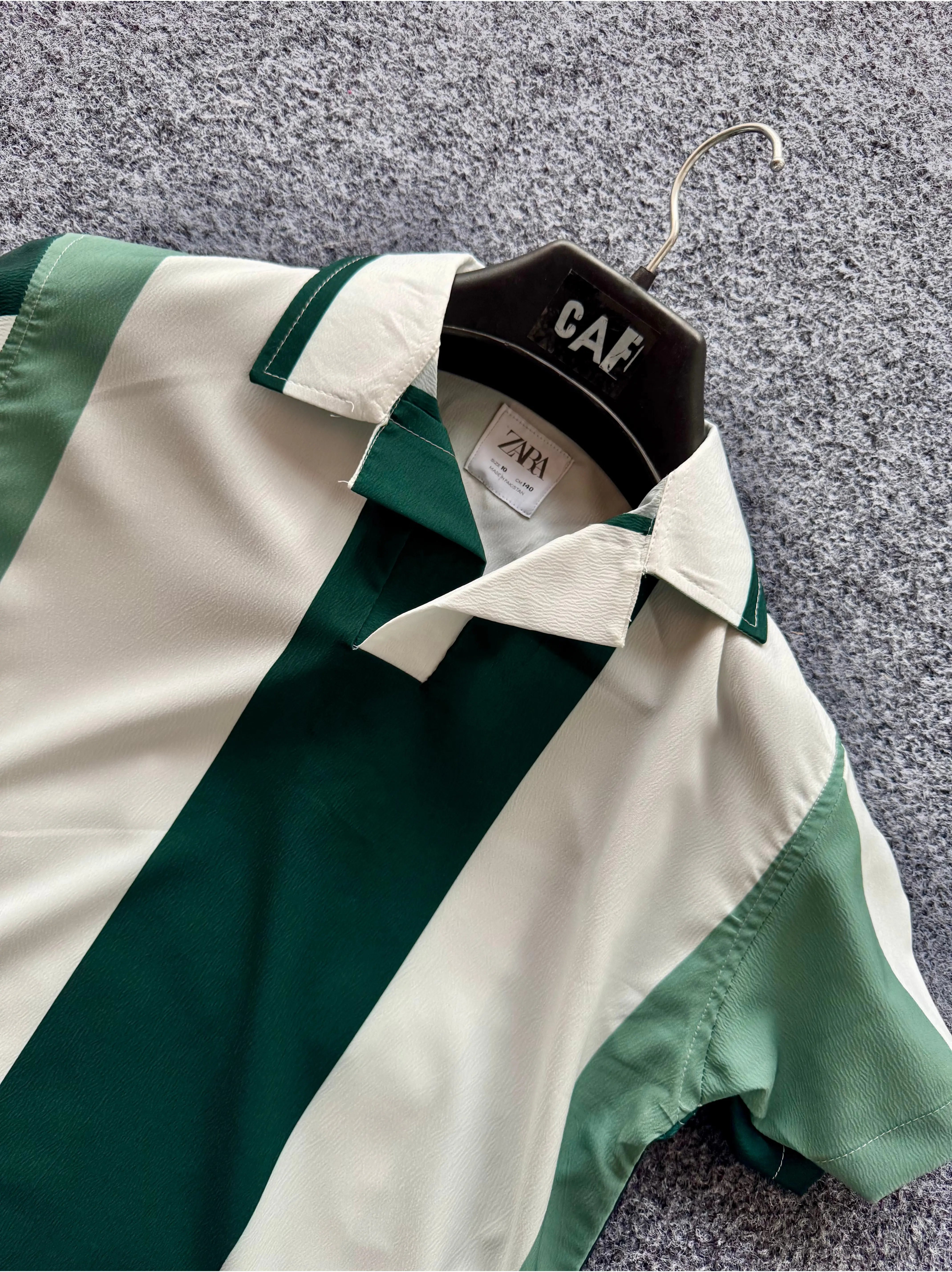 Cuban Collar T-shirt