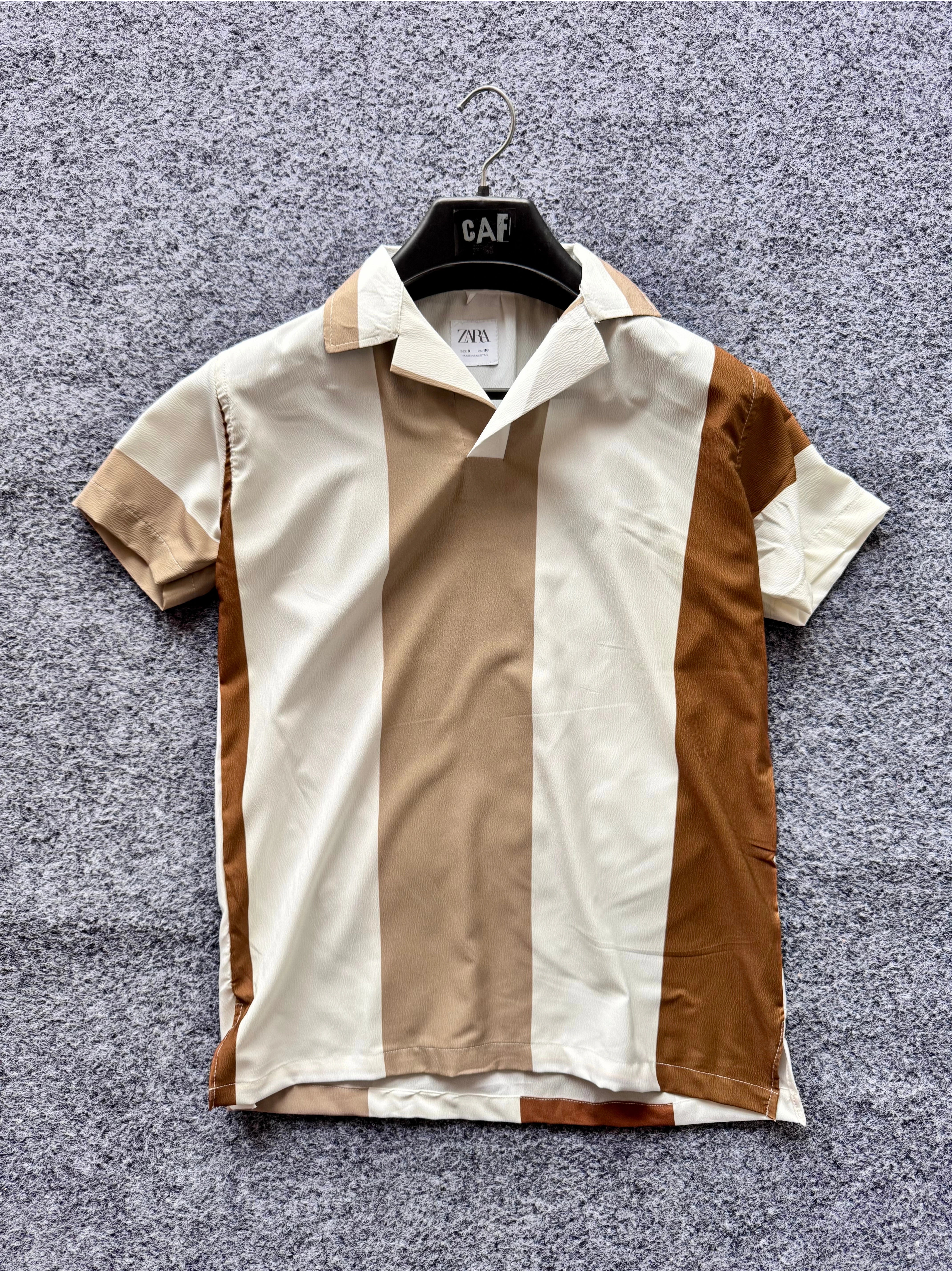 Cuban Collar T-shirt