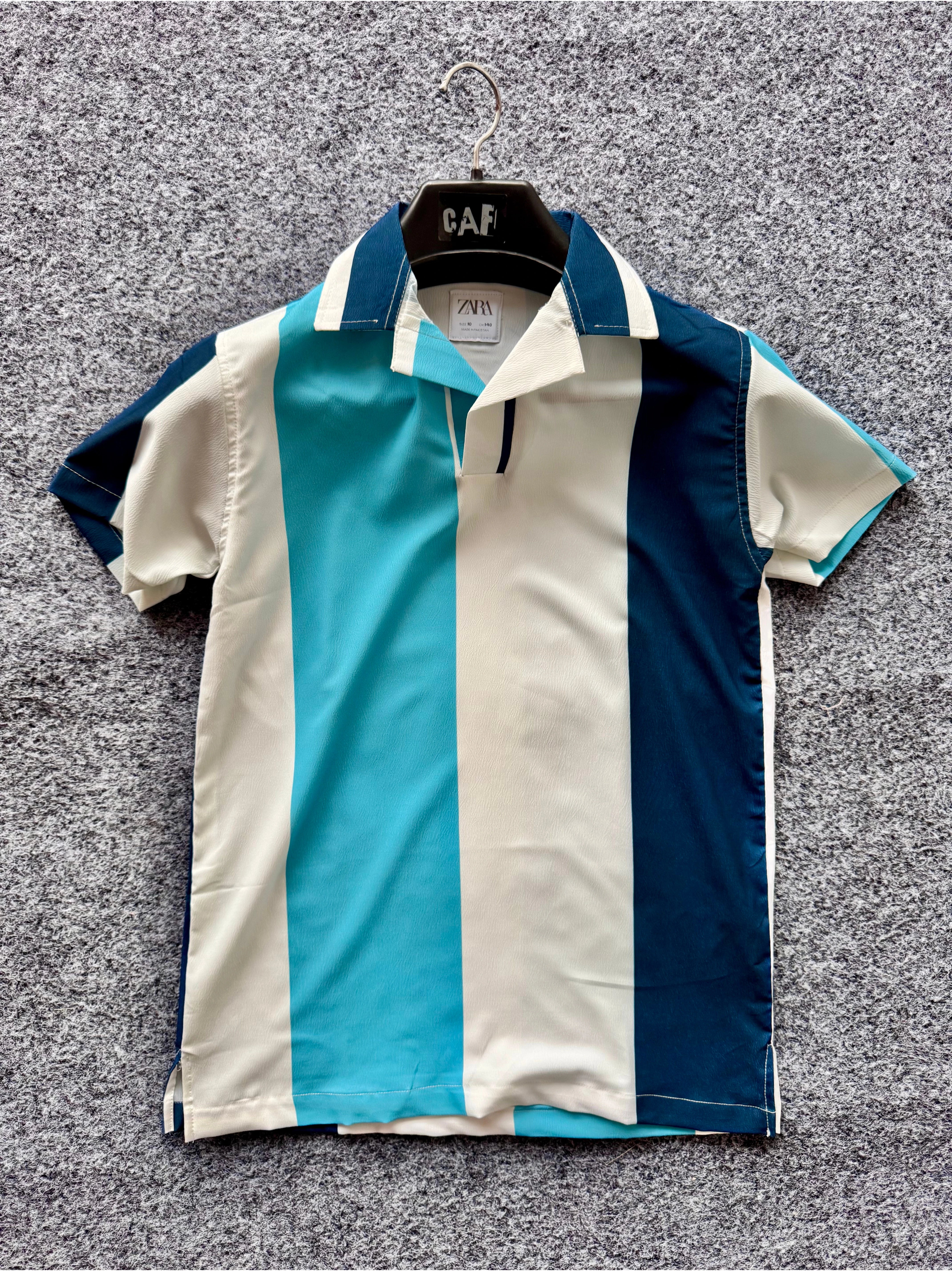 Cuban Collar T-shirt