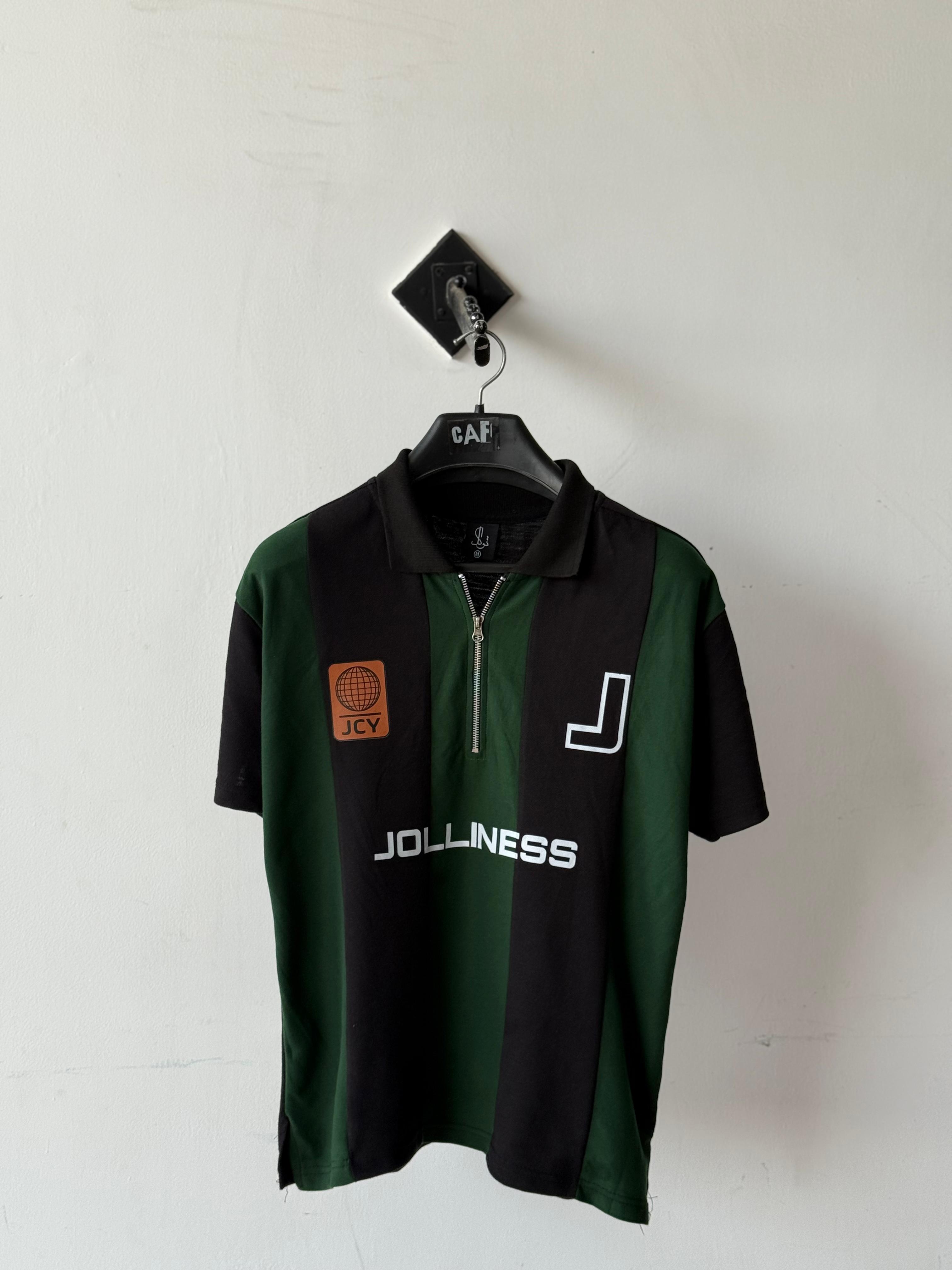Jolliness Green Panel Polo