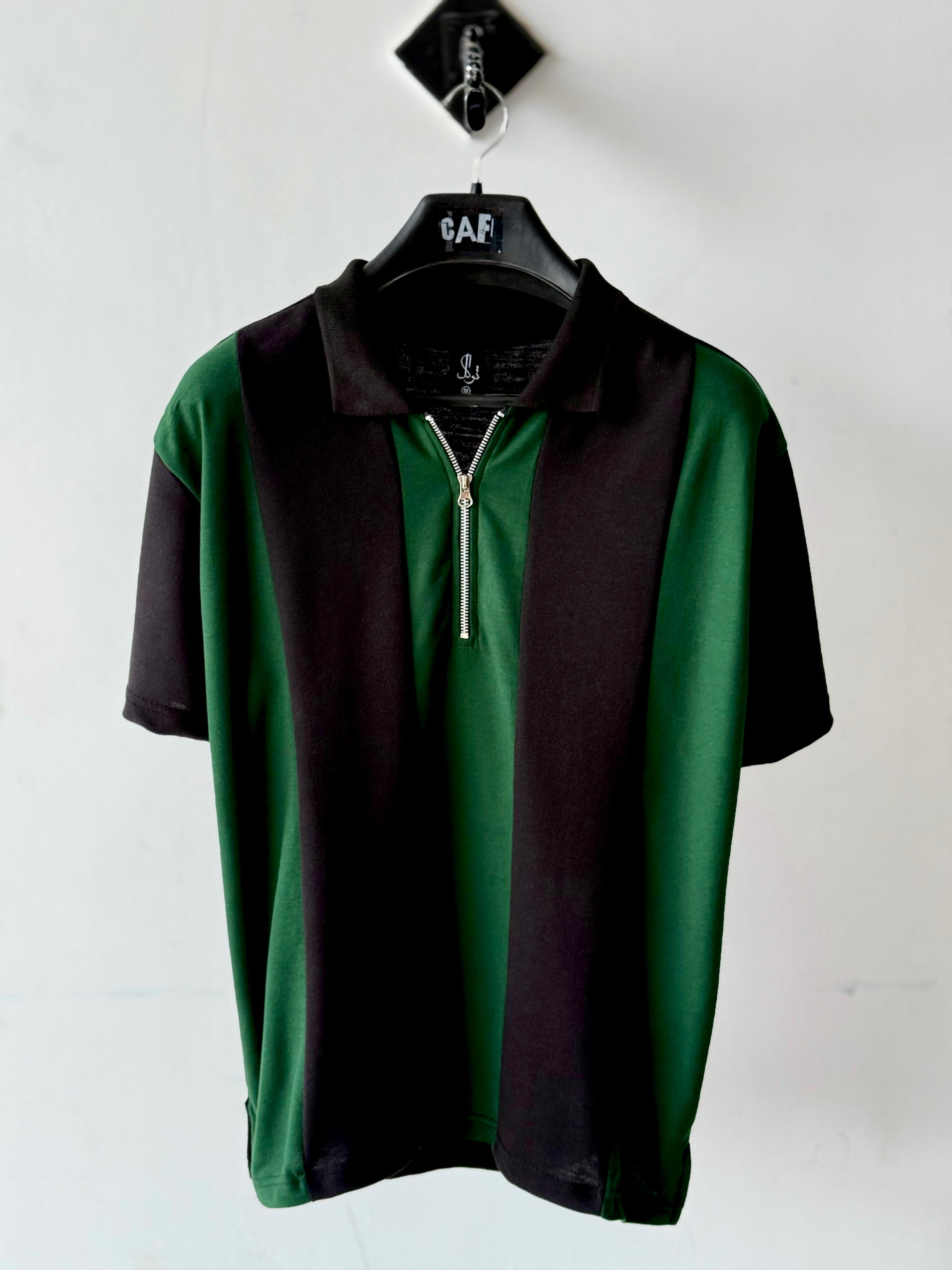 Plane Zip Polo