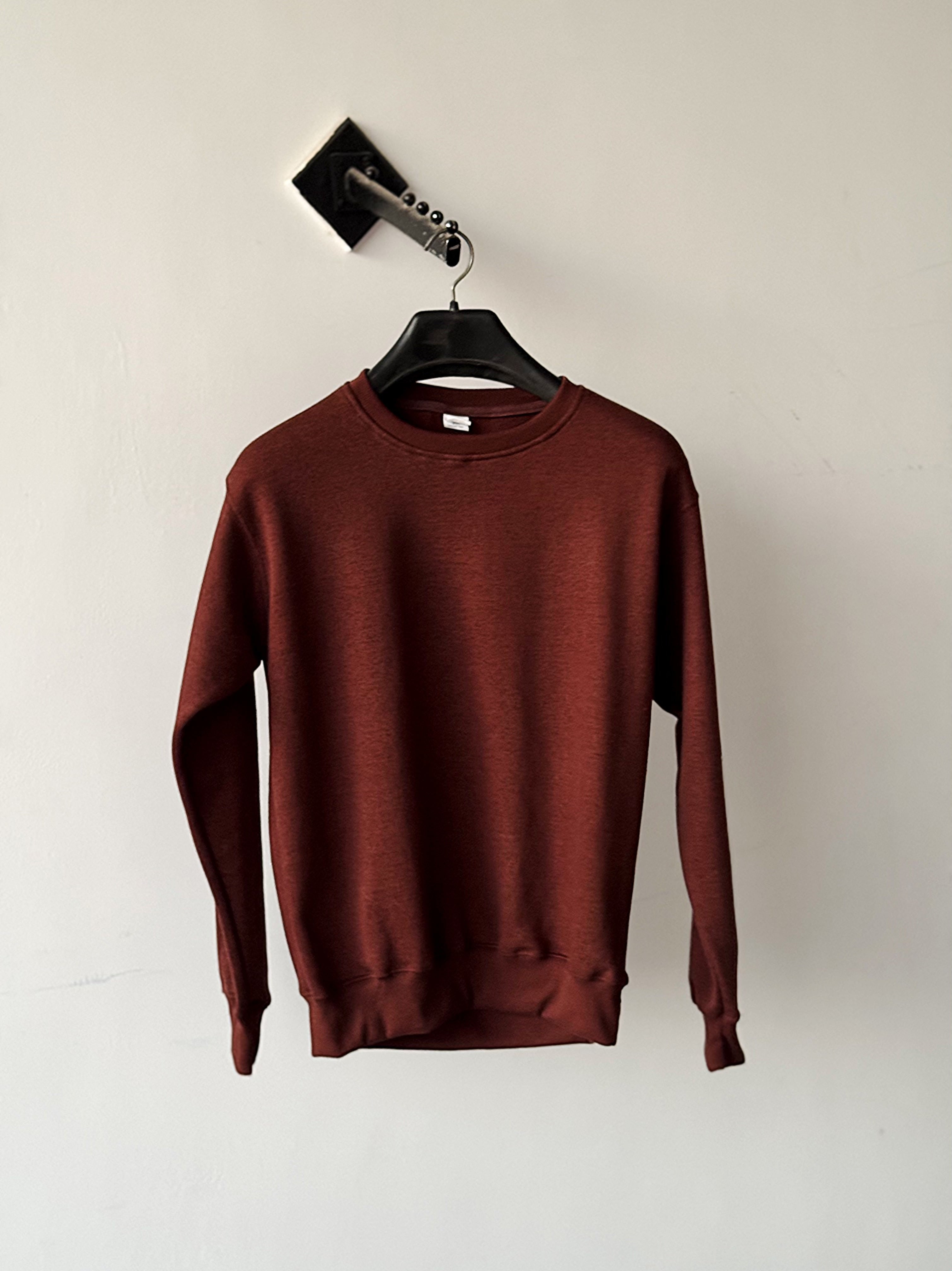 Wine-Tone Plain SweatShirt
