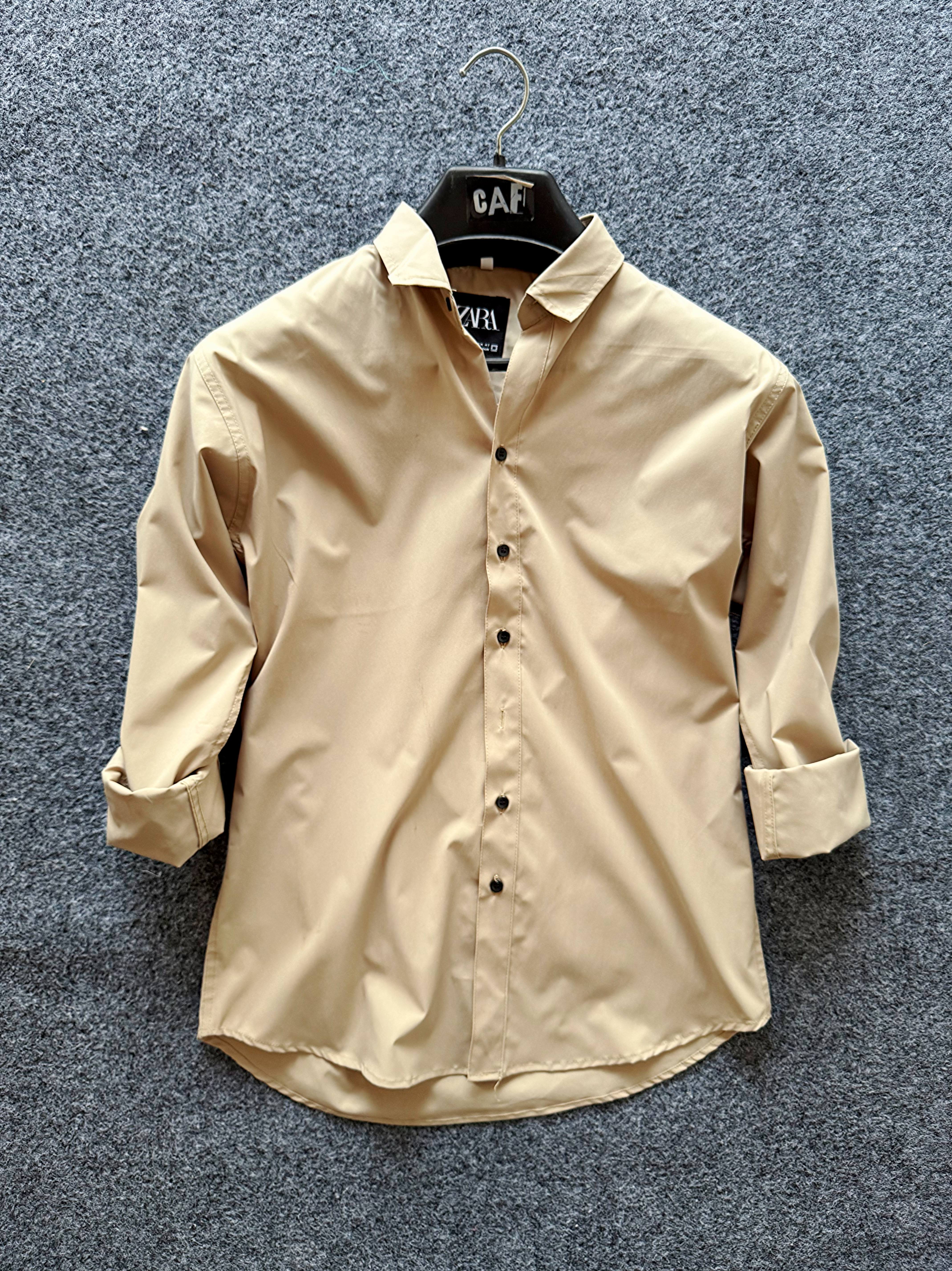Plain Poplin Shirt