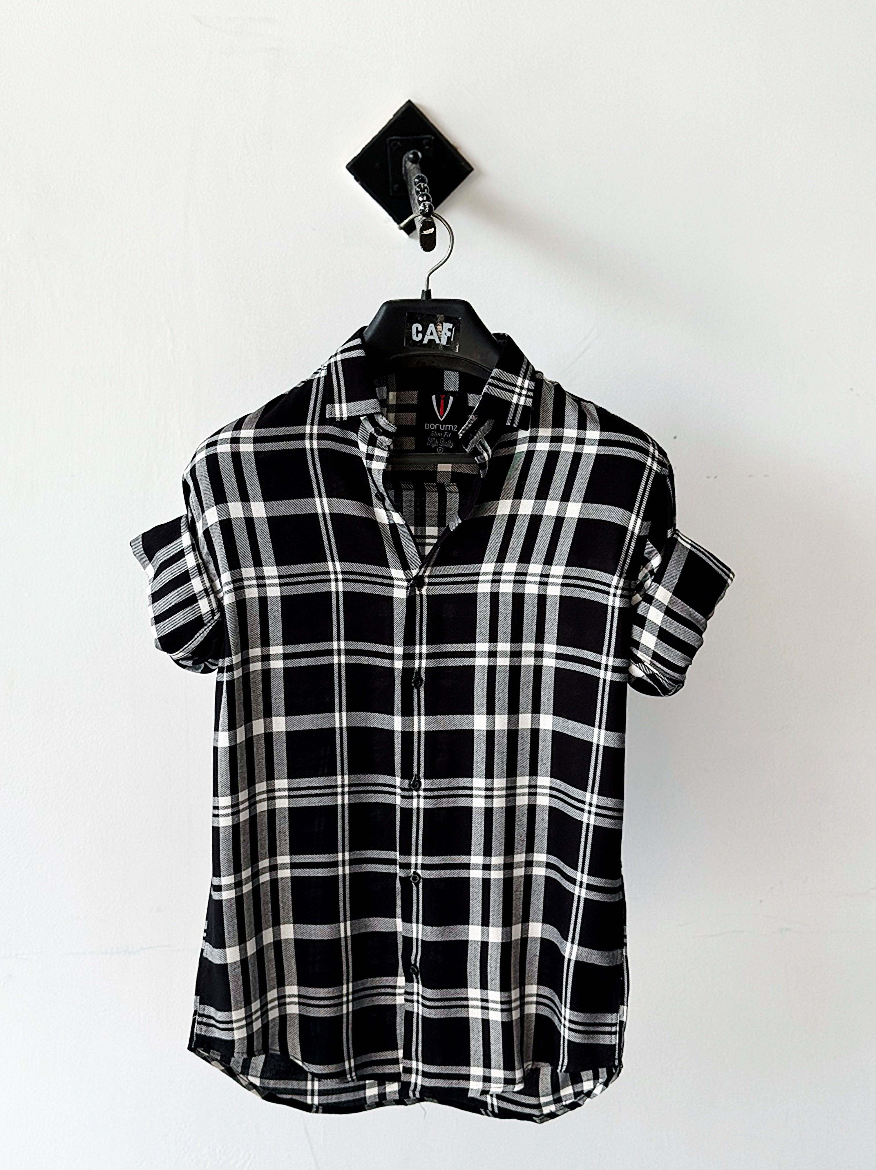 Black & White Lumberjack Shirt