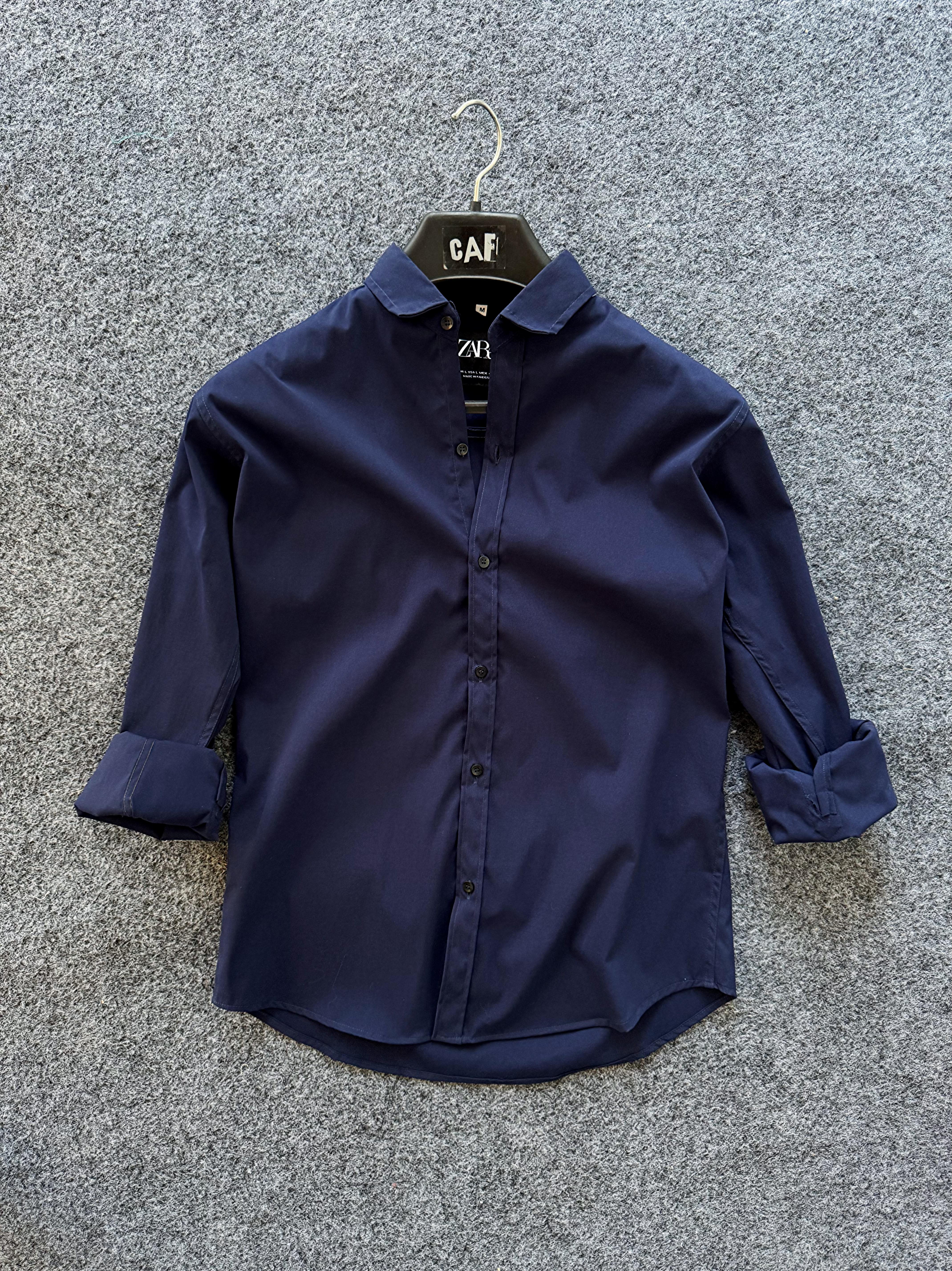 Plain Poplin Shirt