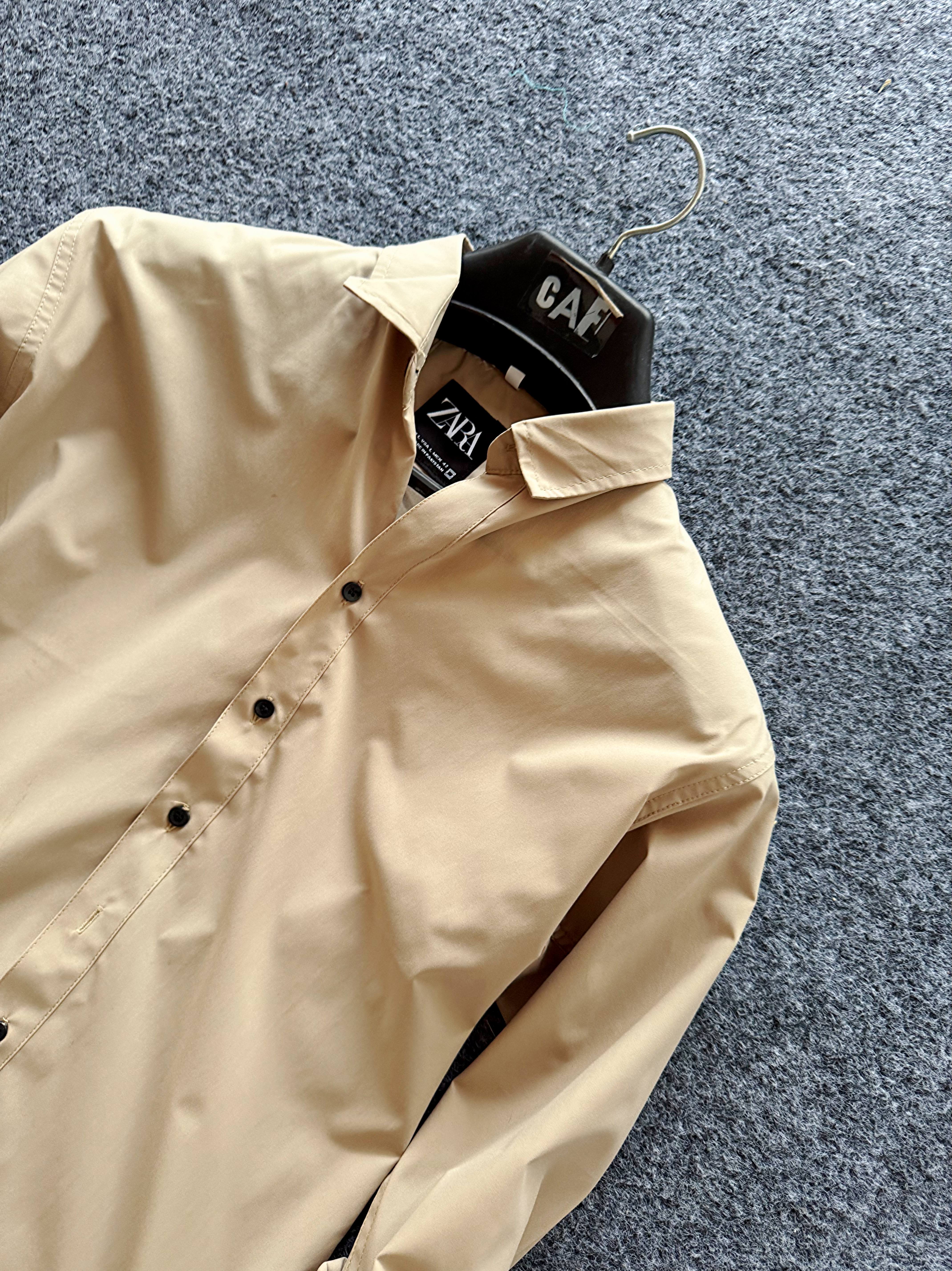Plain Poplin Shirt