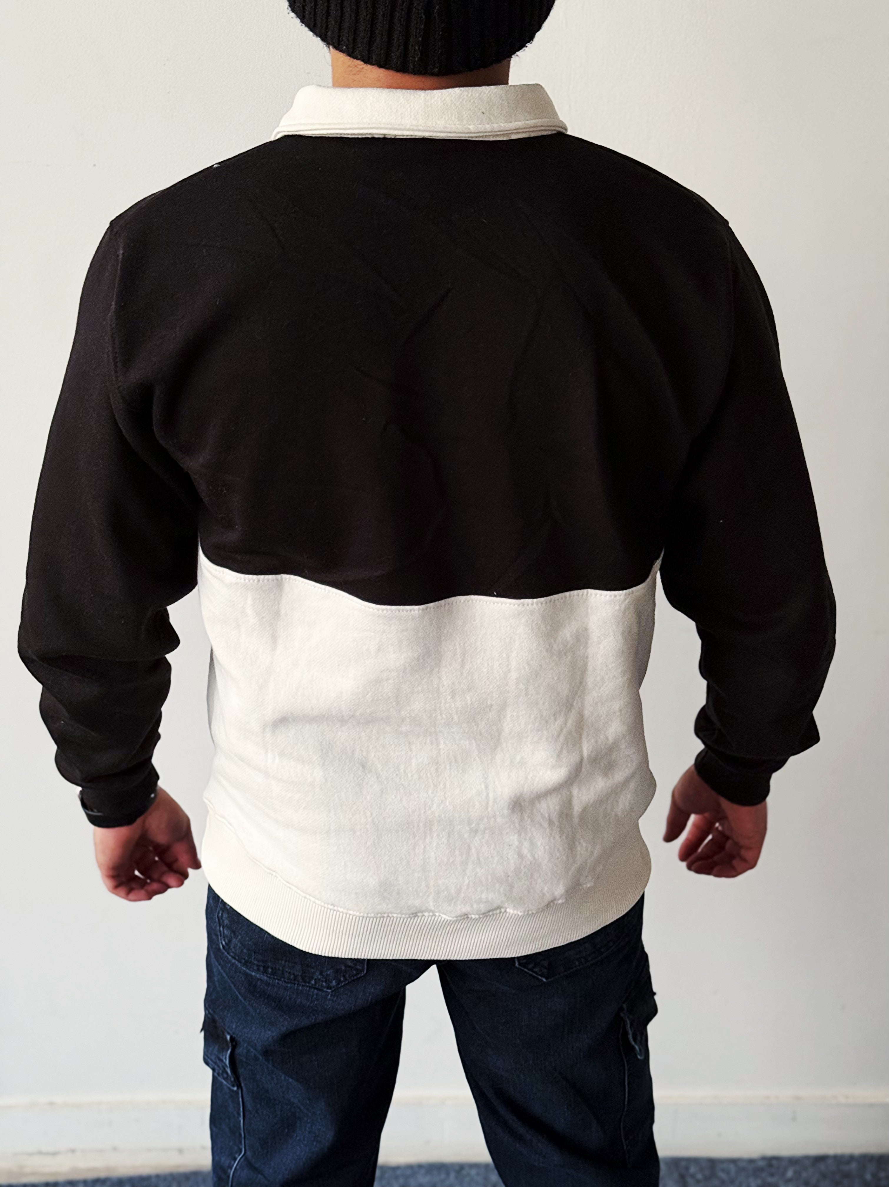 Two-Tone Collar Sweatshirt volume 0.2