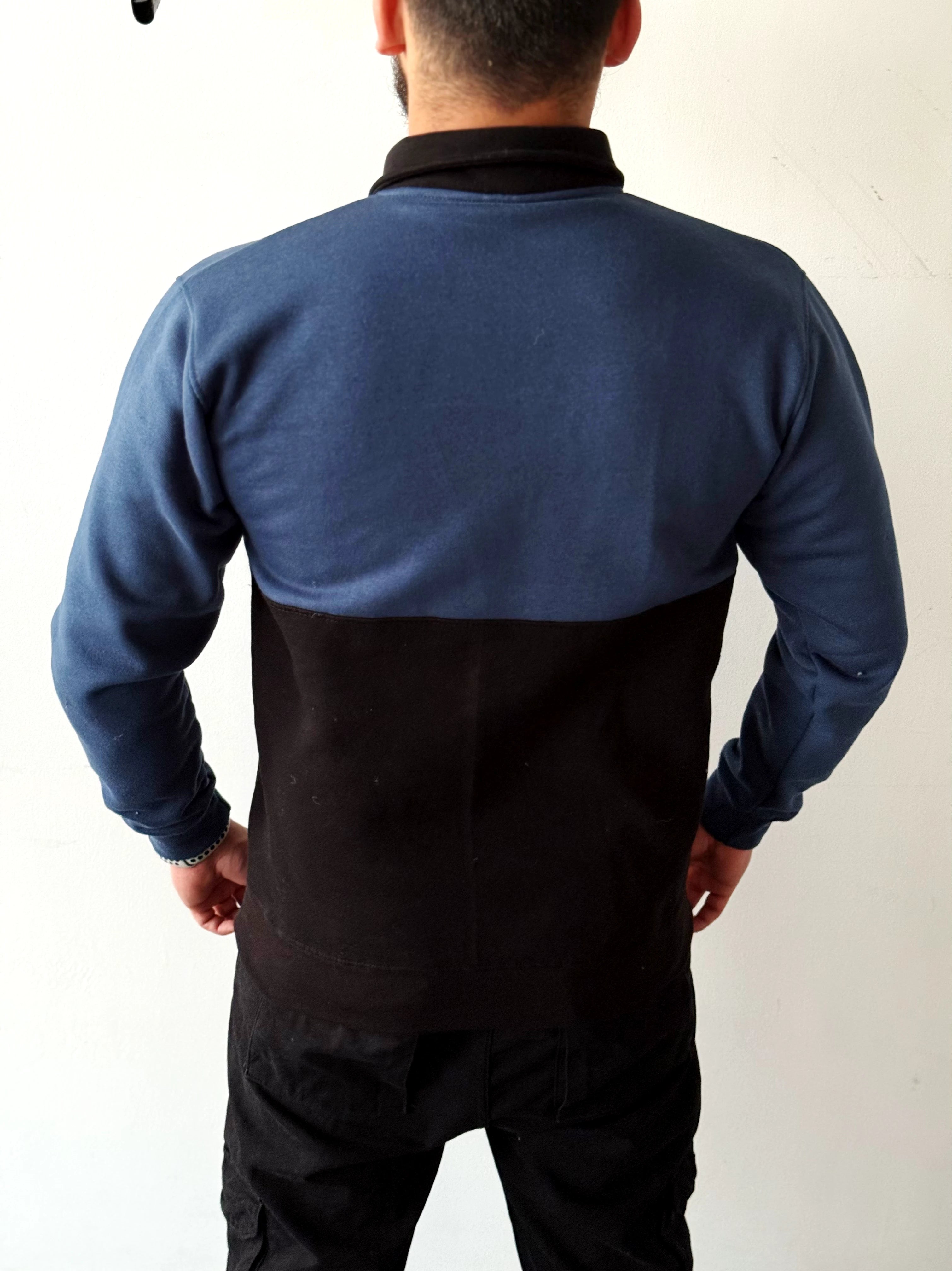 Two-Tone Collar Sweatshirt volume 0.4