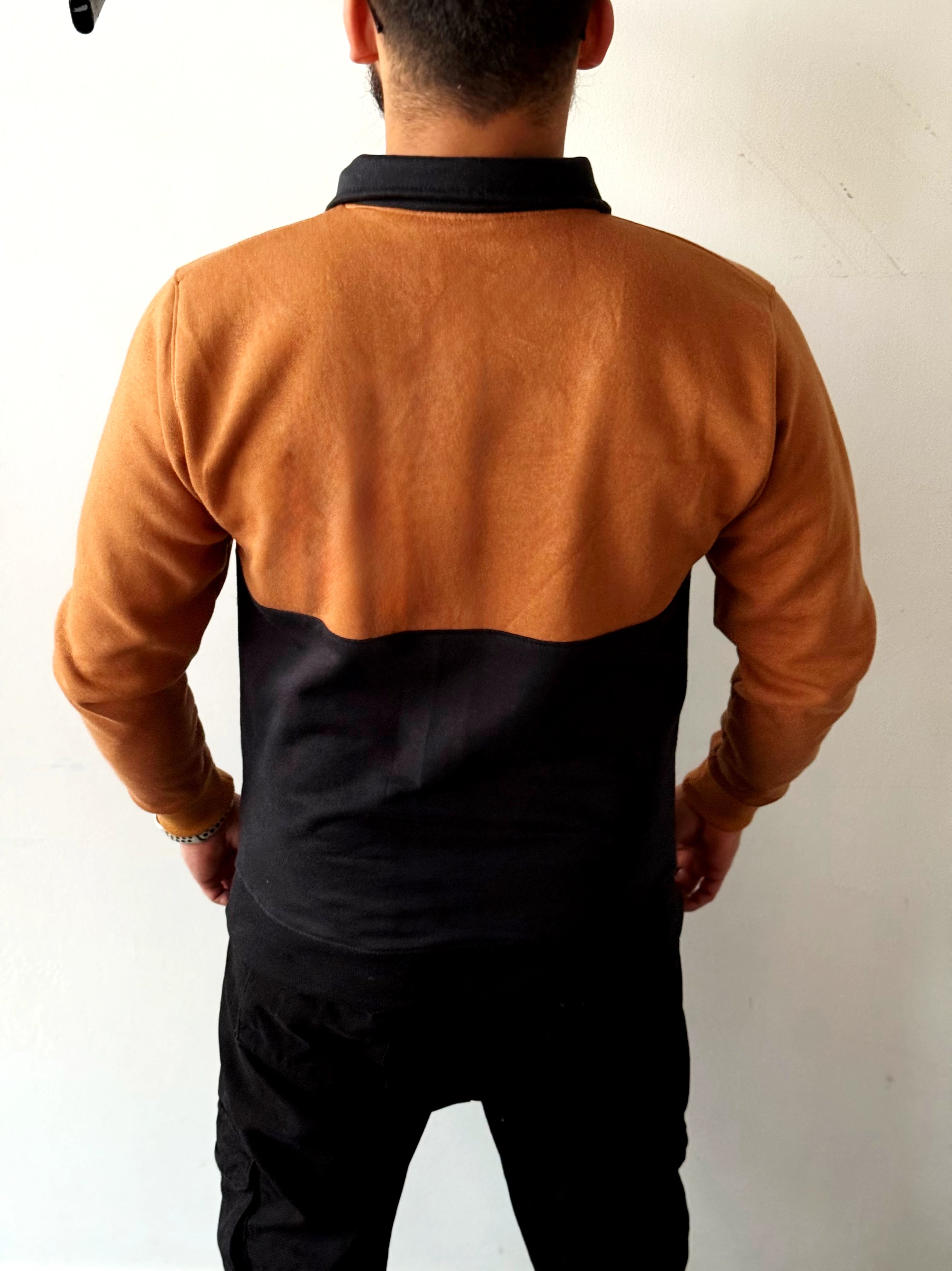Two-Tone Collar Sweatshirt volume 0.3