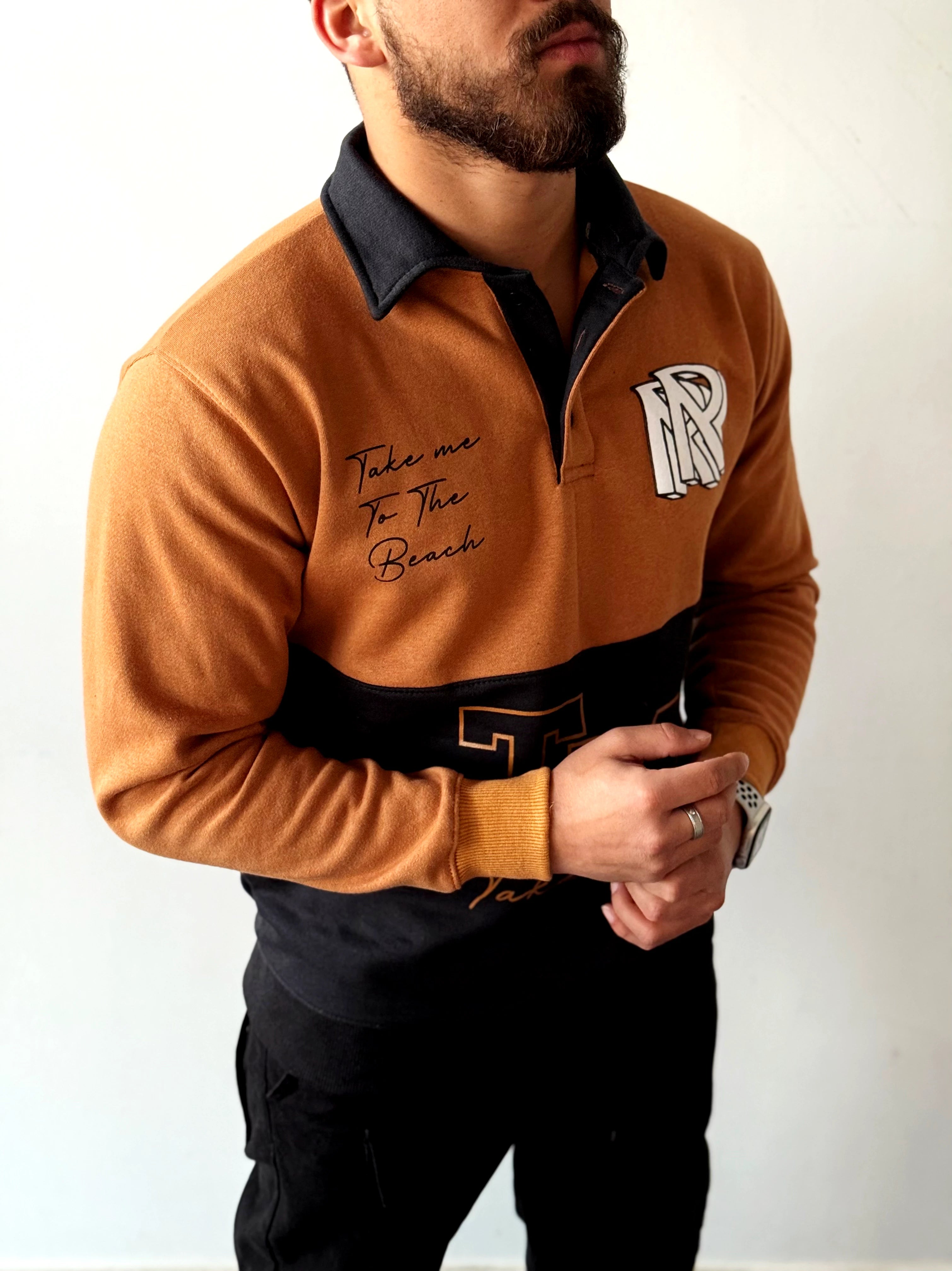 Two-Tone Collar Sweatshirt volume 0.3
