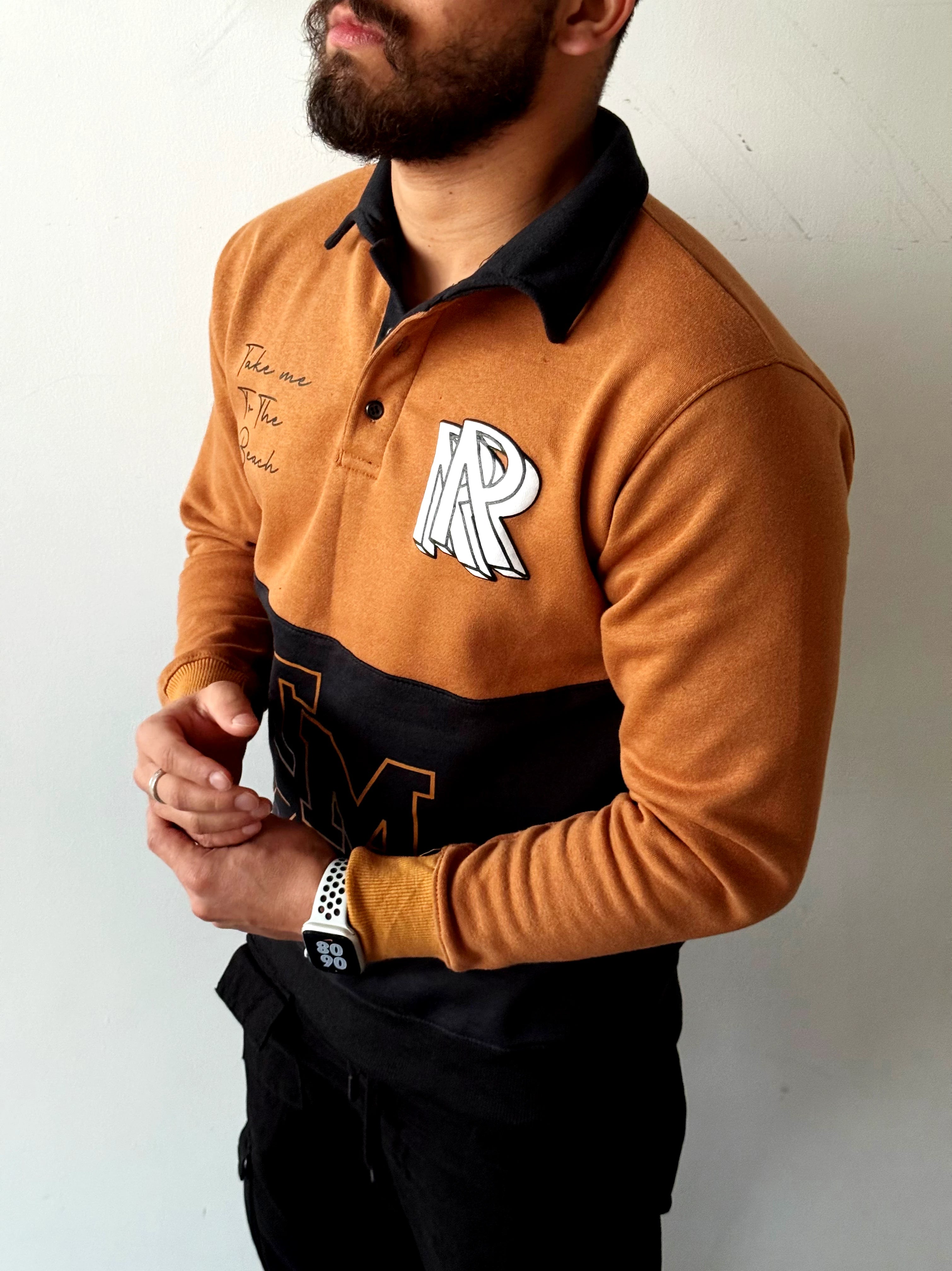 Two-Tone Collar Sweatshirt volume 0.3