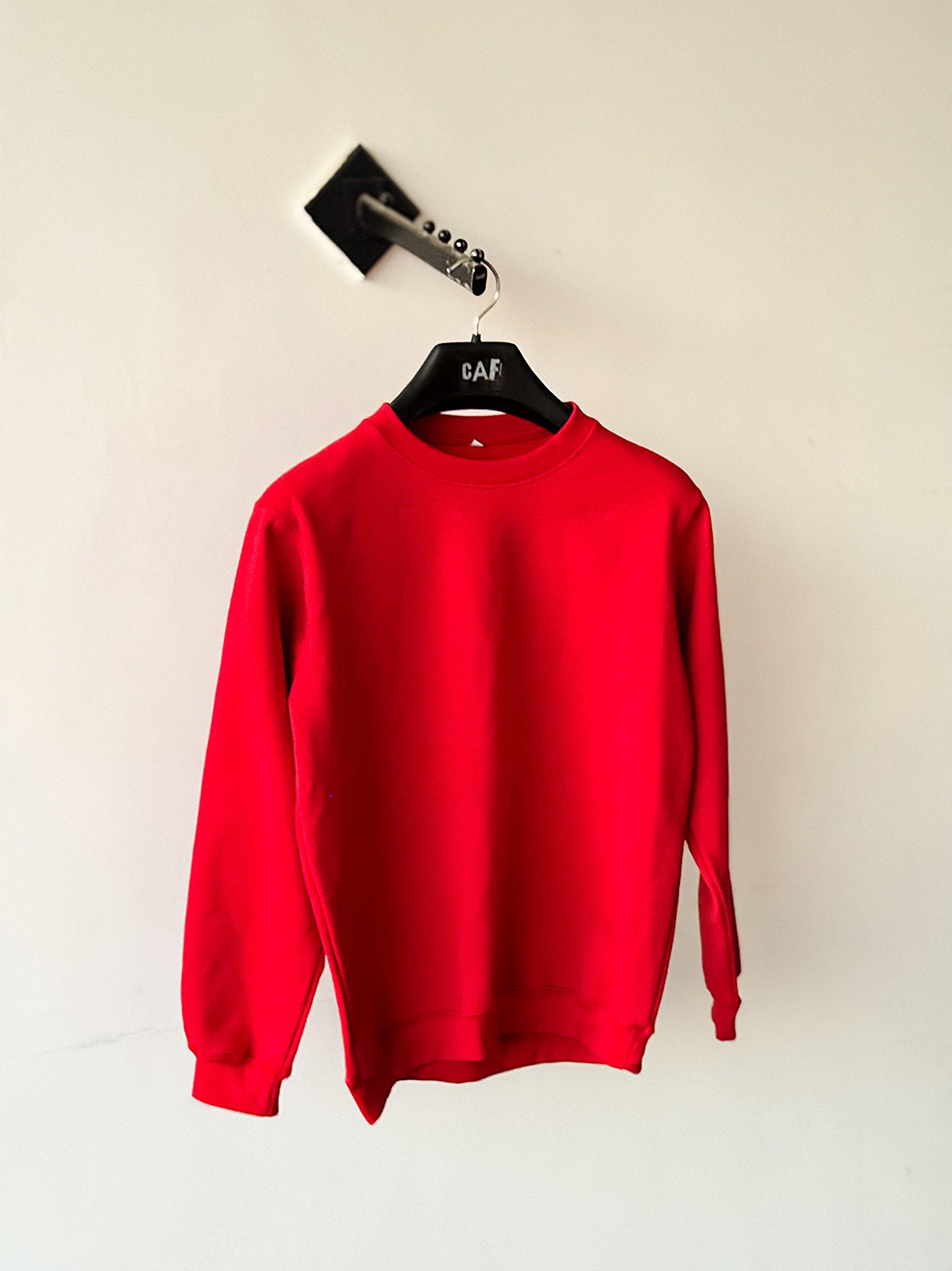 Wine-Tone Plain SweatShirt