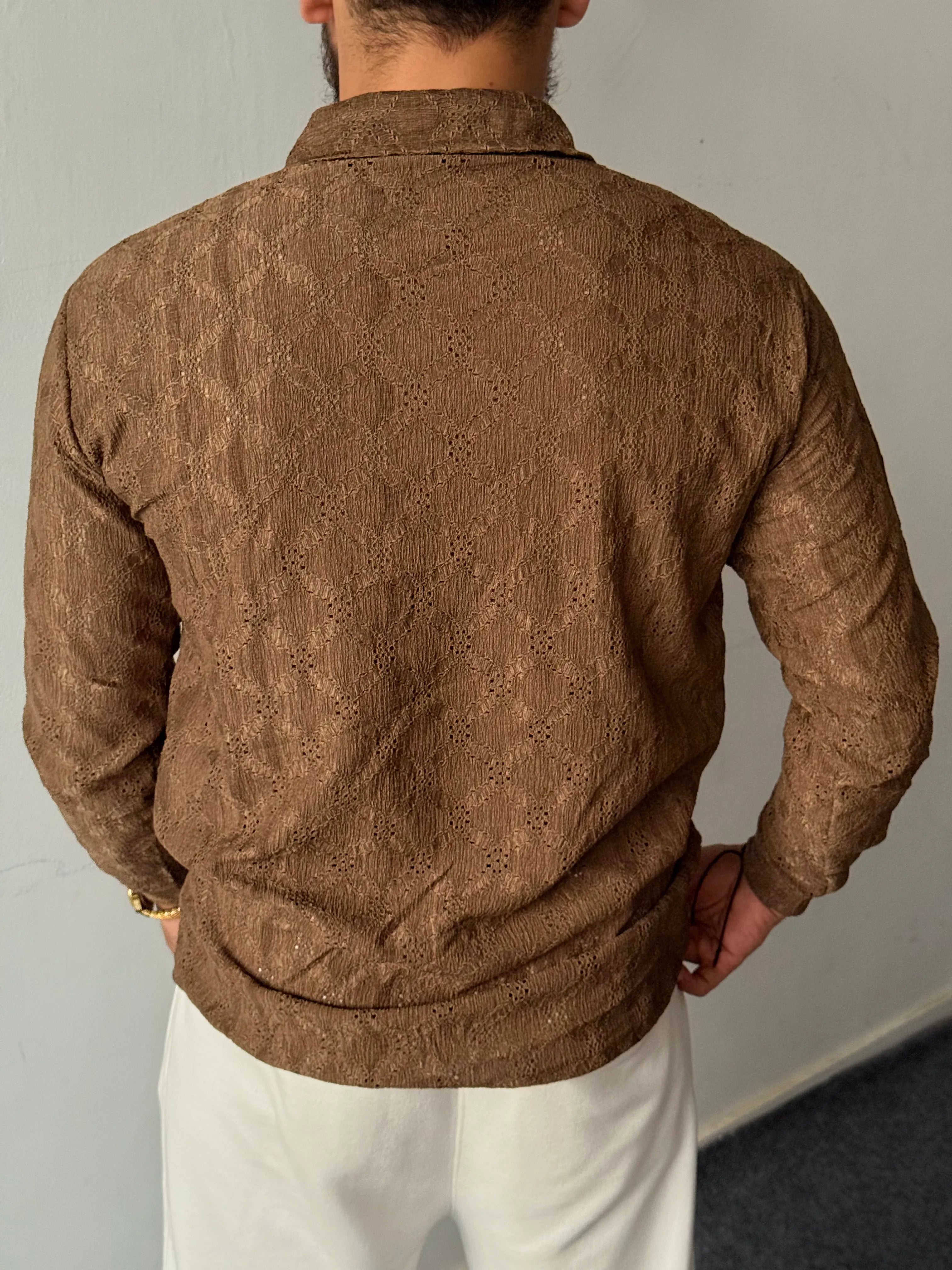 Knitted Texture Polo