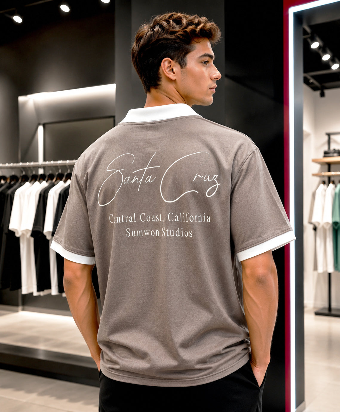 Oversized Polo Zipper