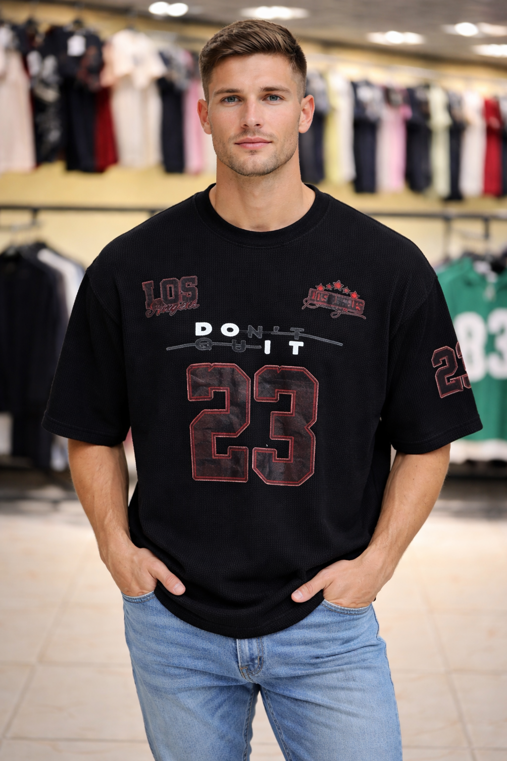 Black 23 Cotton Oversize