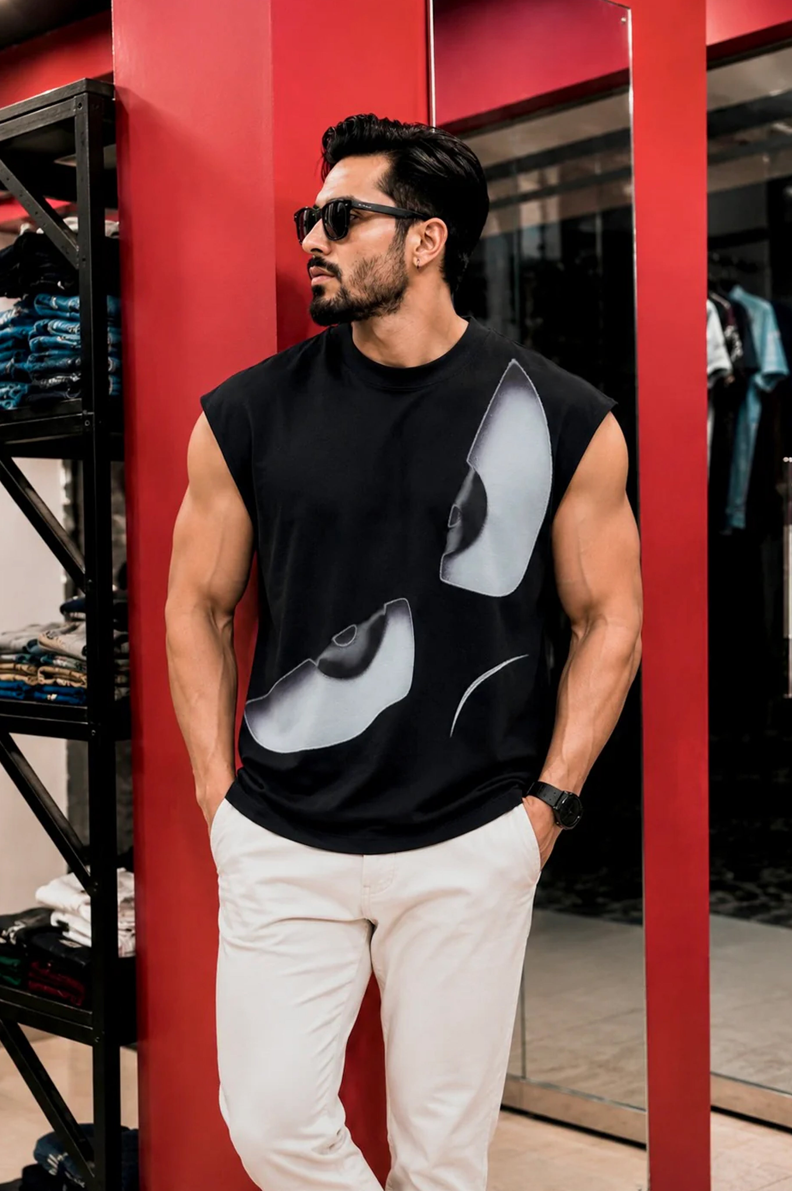 Angry Face Tanktop