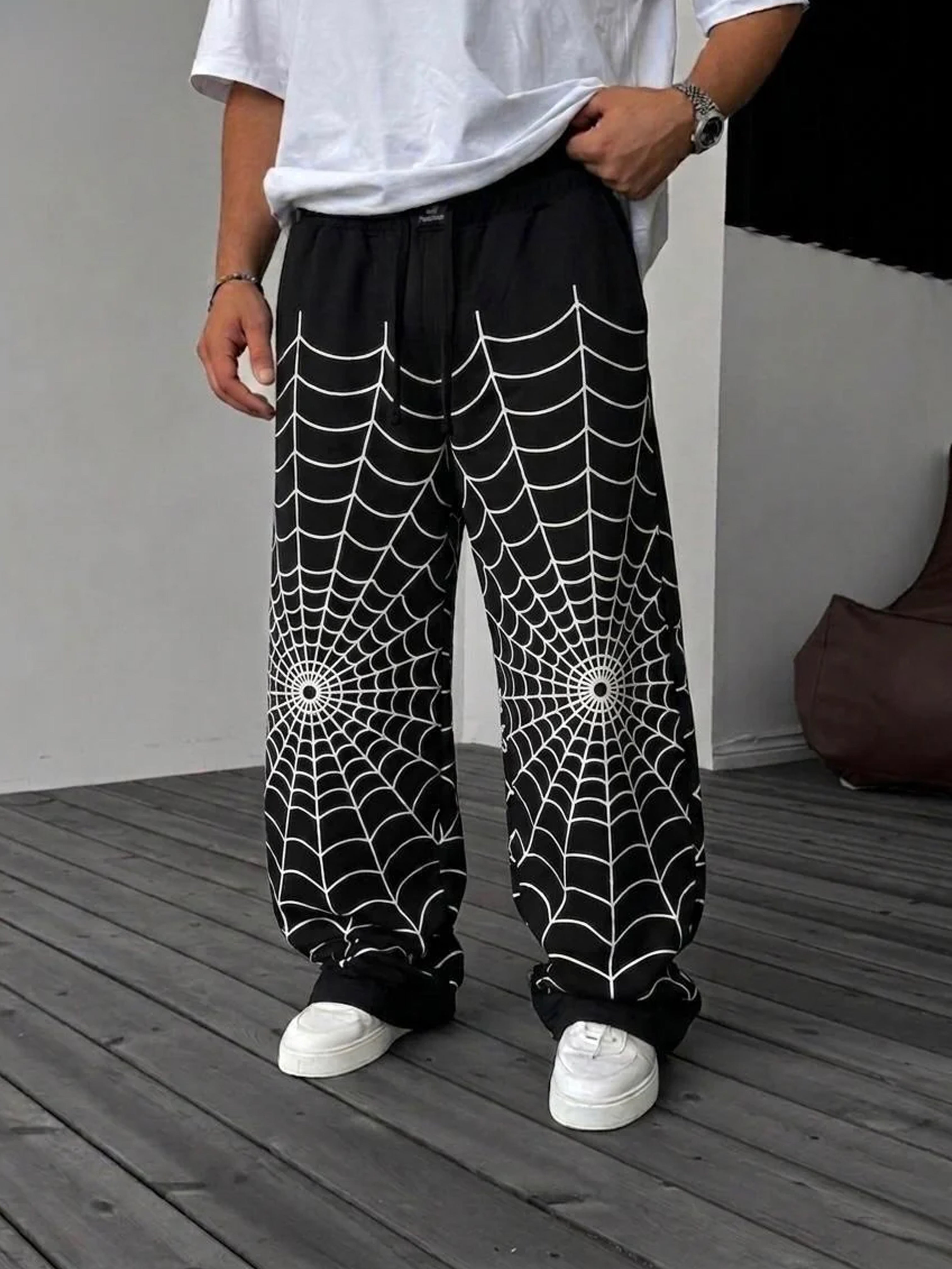 Spider Web Straight Fit Trouser