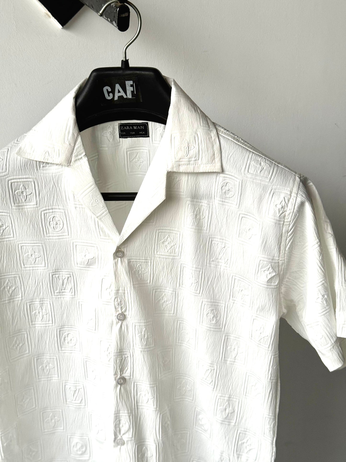 Intricate Embossed Design Shirt