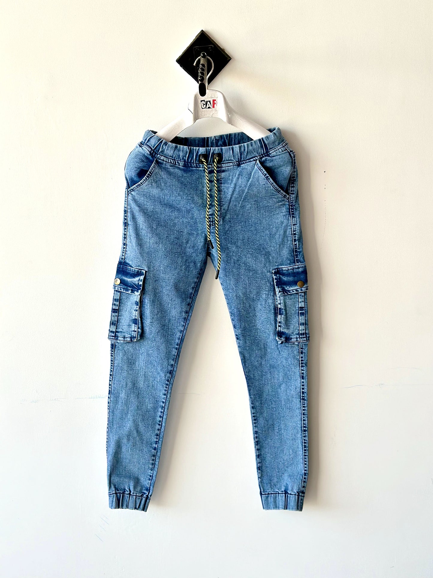 Denim Fashion Cargo Pants