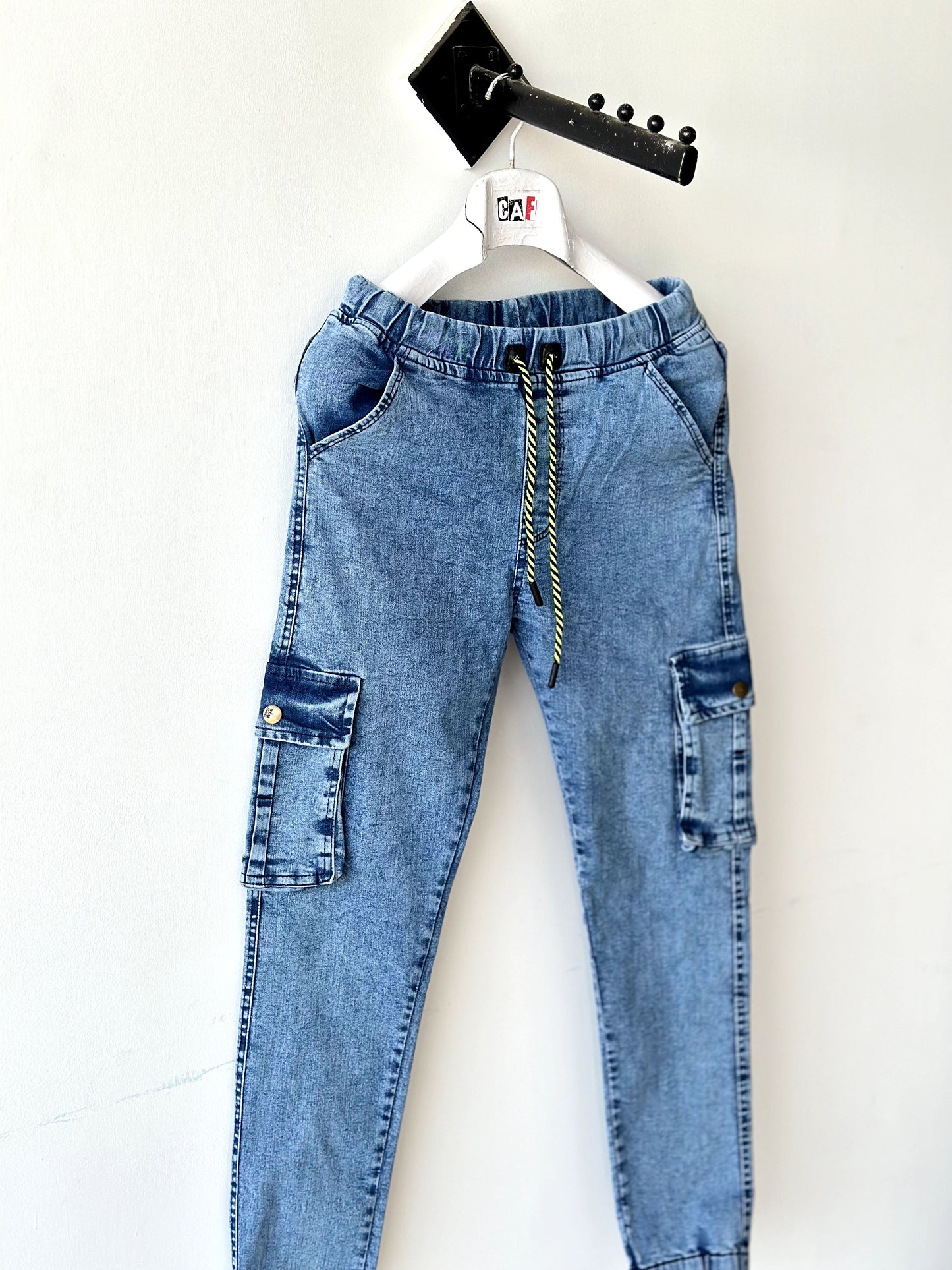 Denim Fashion Cargo Pants