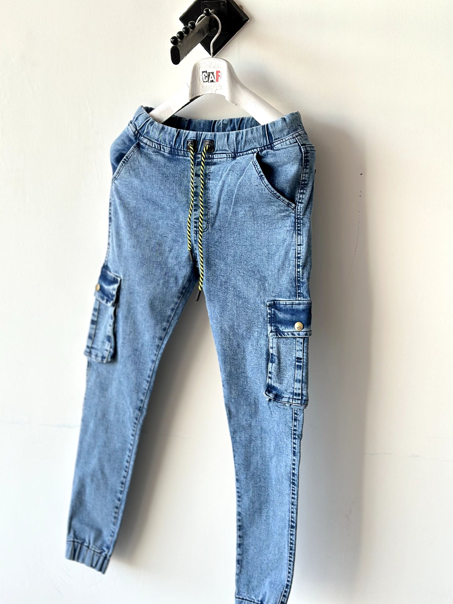 Denim Fashion Cargo Pants