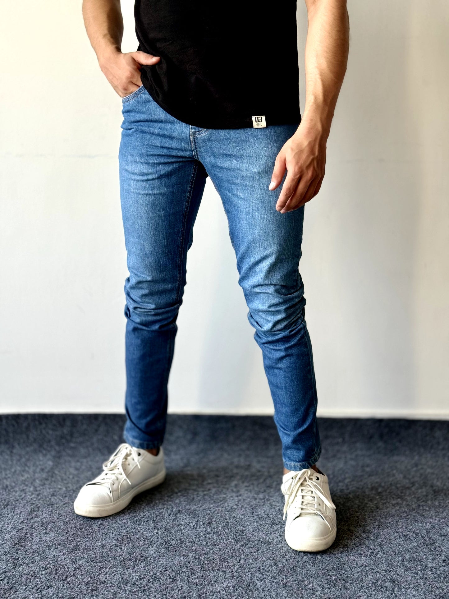 Blue Versatile Style Jeans