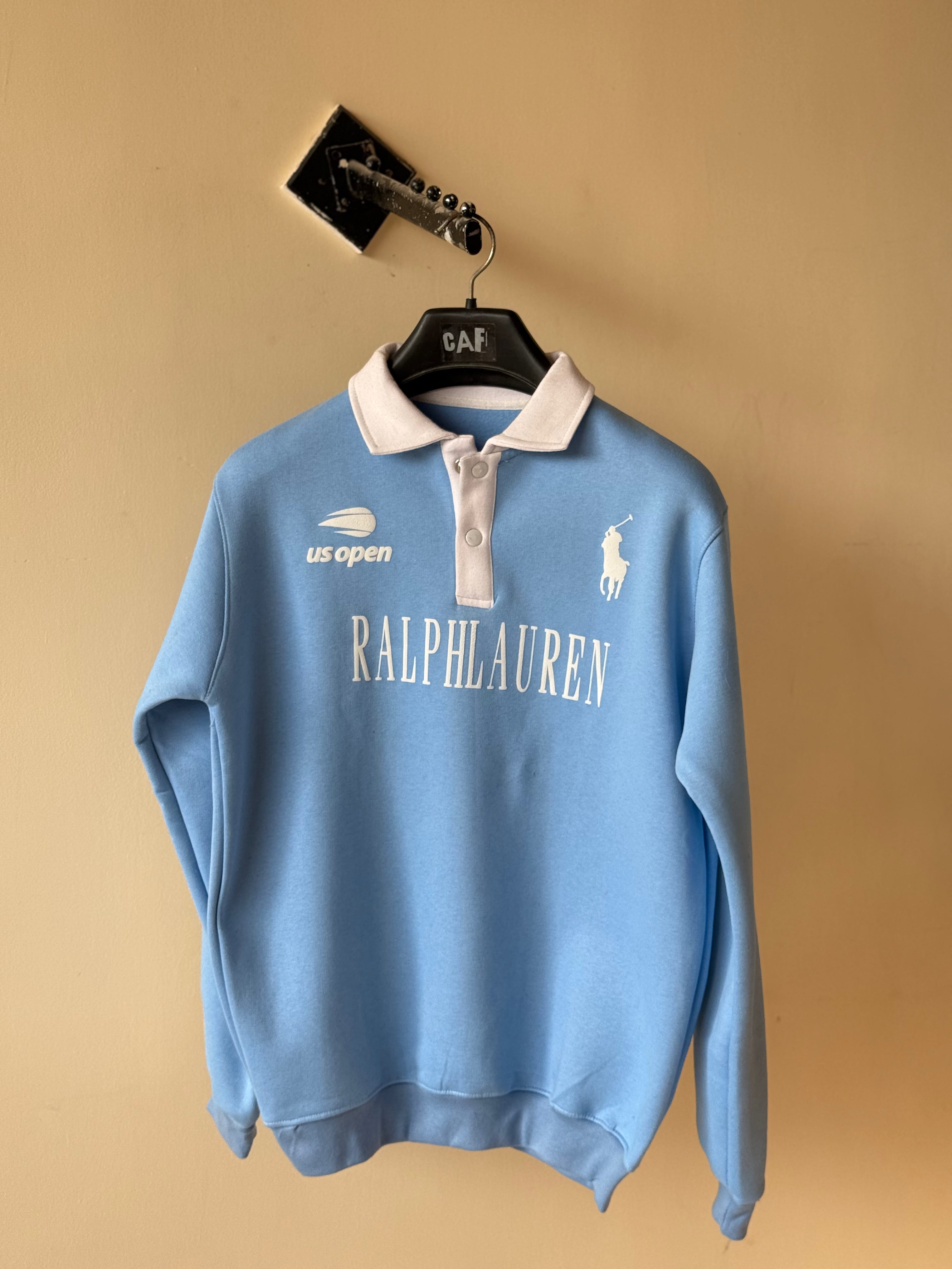 Branded Collar Sweatshirt