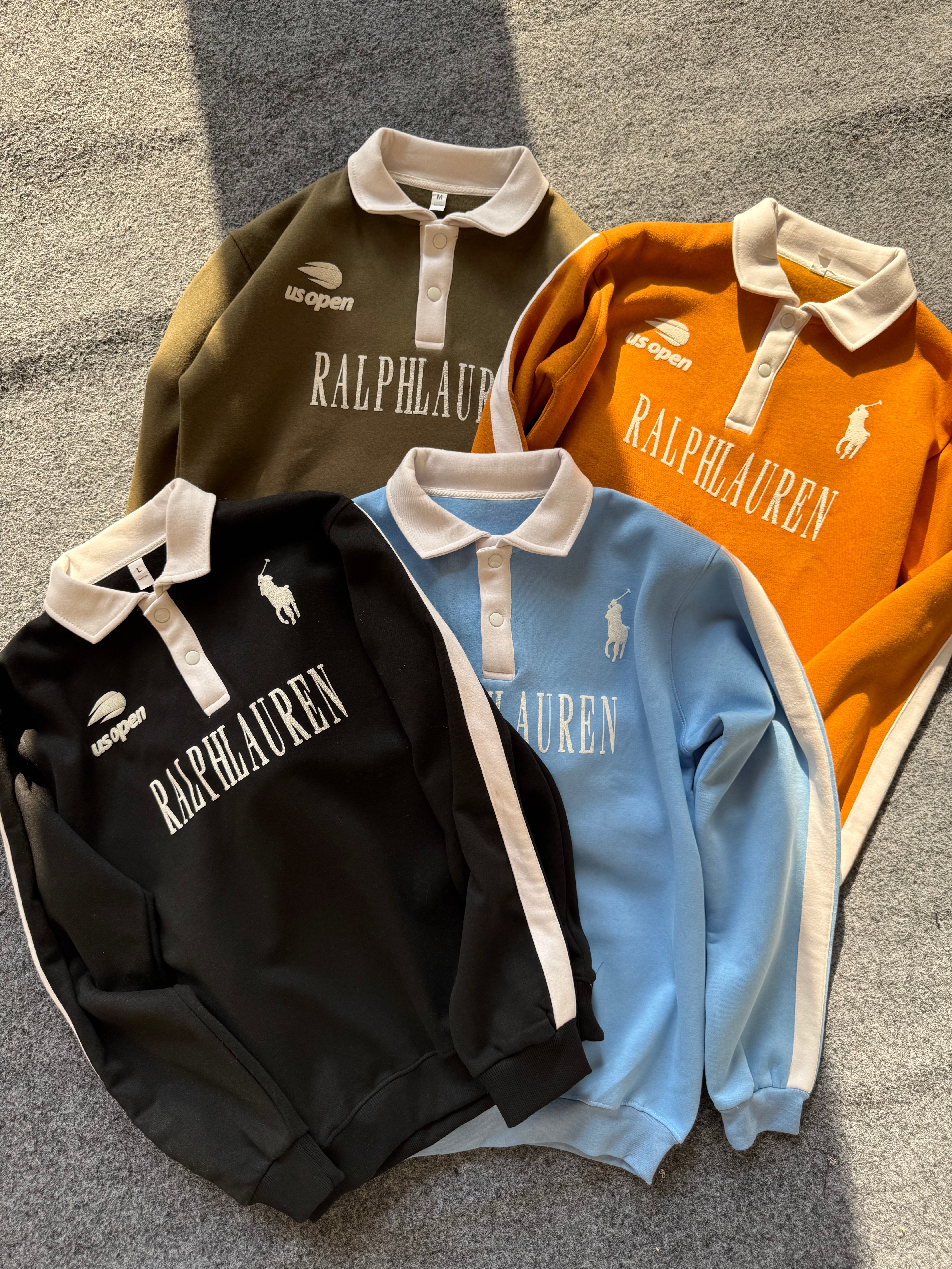 Branded Collar Sweatshirt