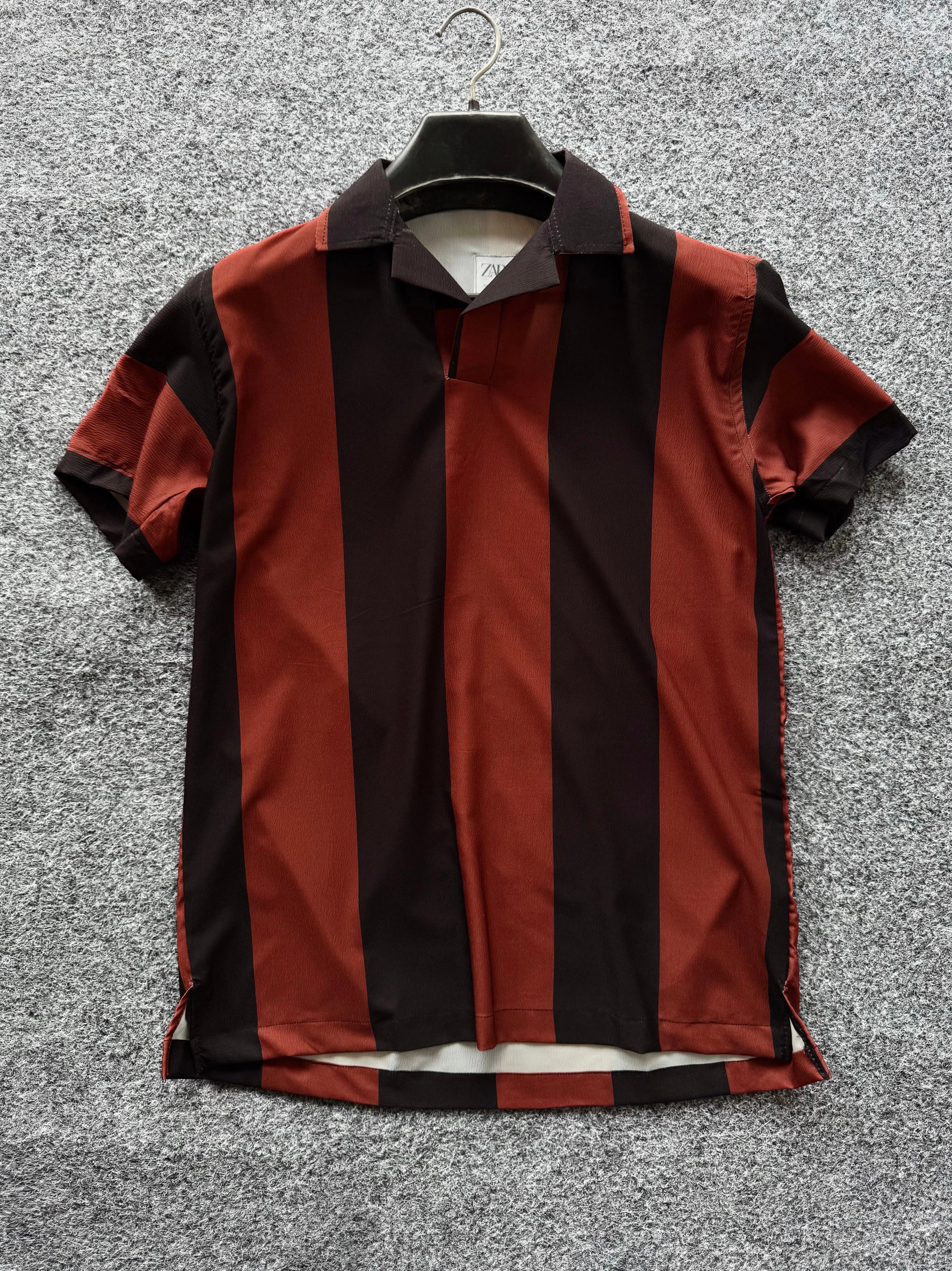 Cuban Collar T-shirt