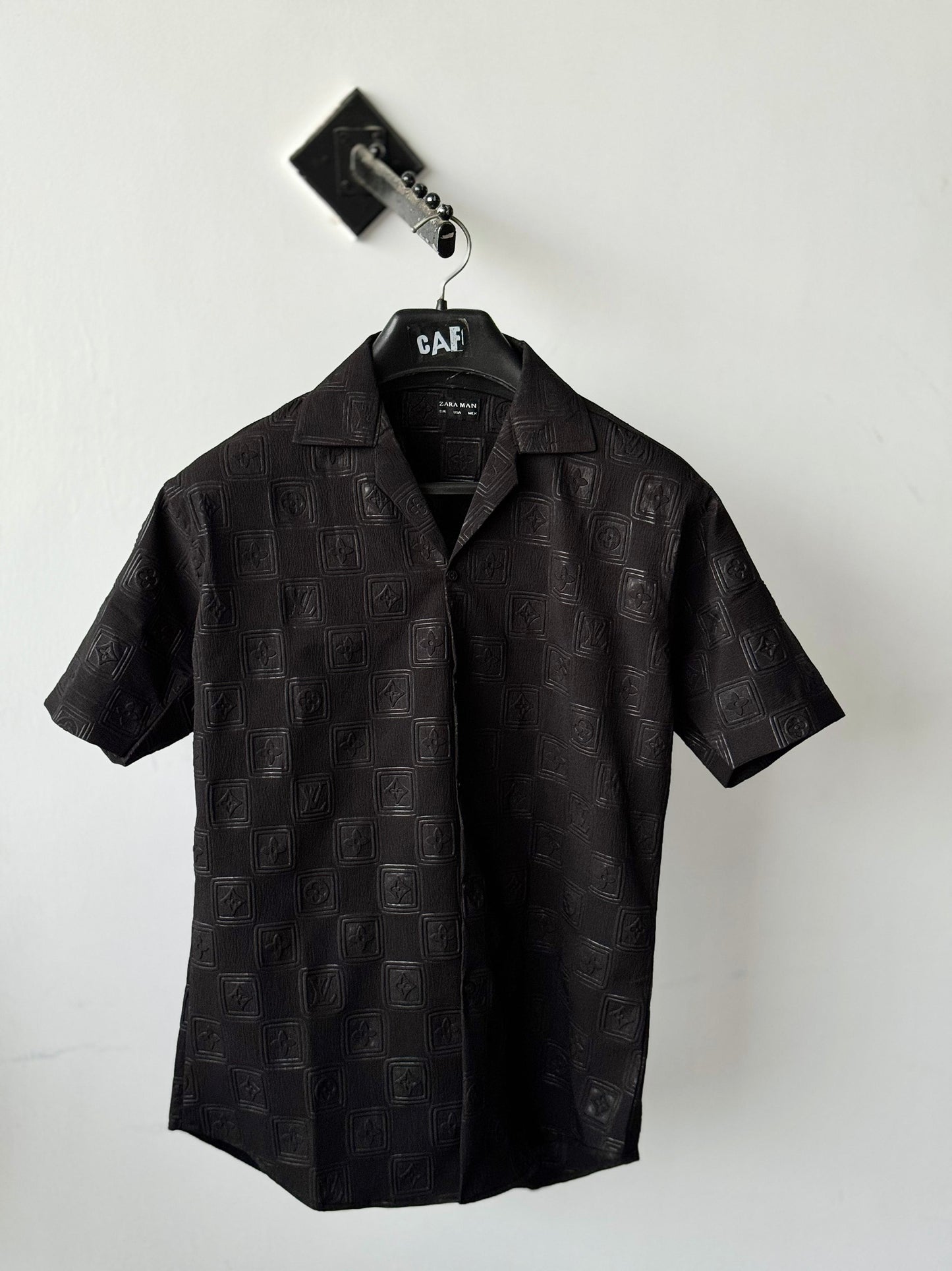 Intricate Embossed Design Shirt