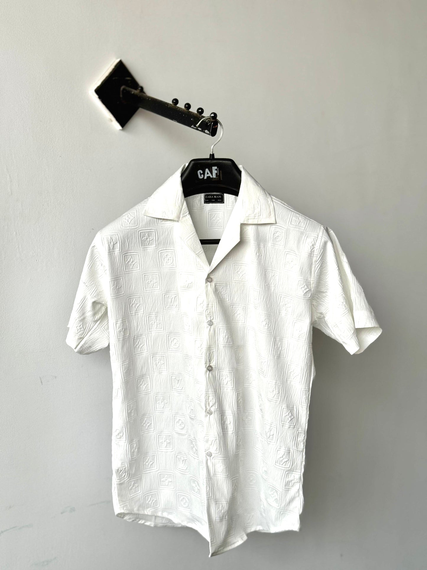 Intricate Embossed Design Shirt