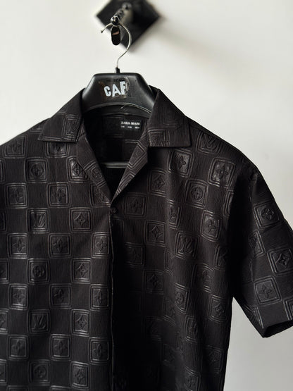 Intricate Embossed Design Shirt