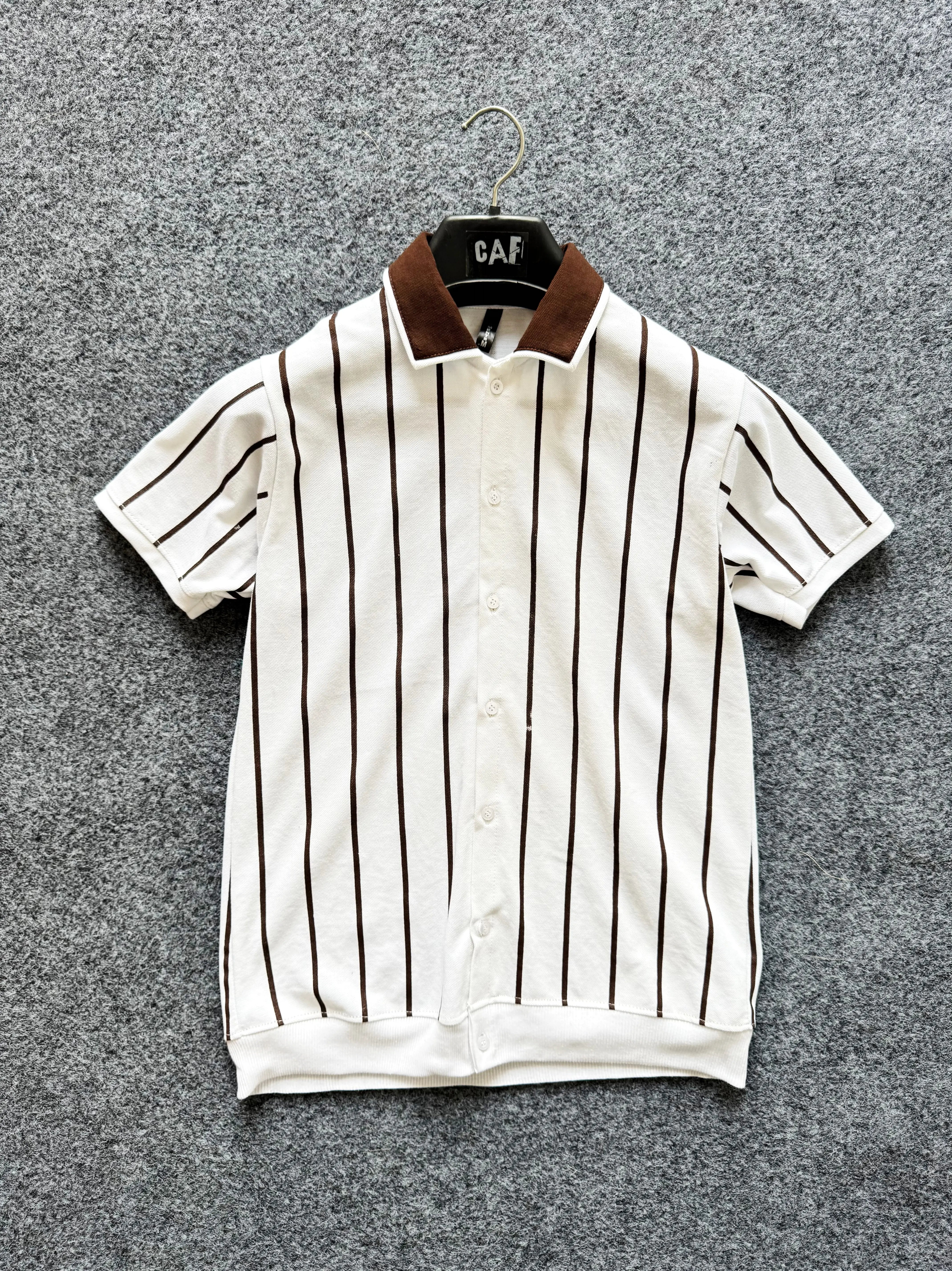 Summer Striped - Cotton Polo Shirt
