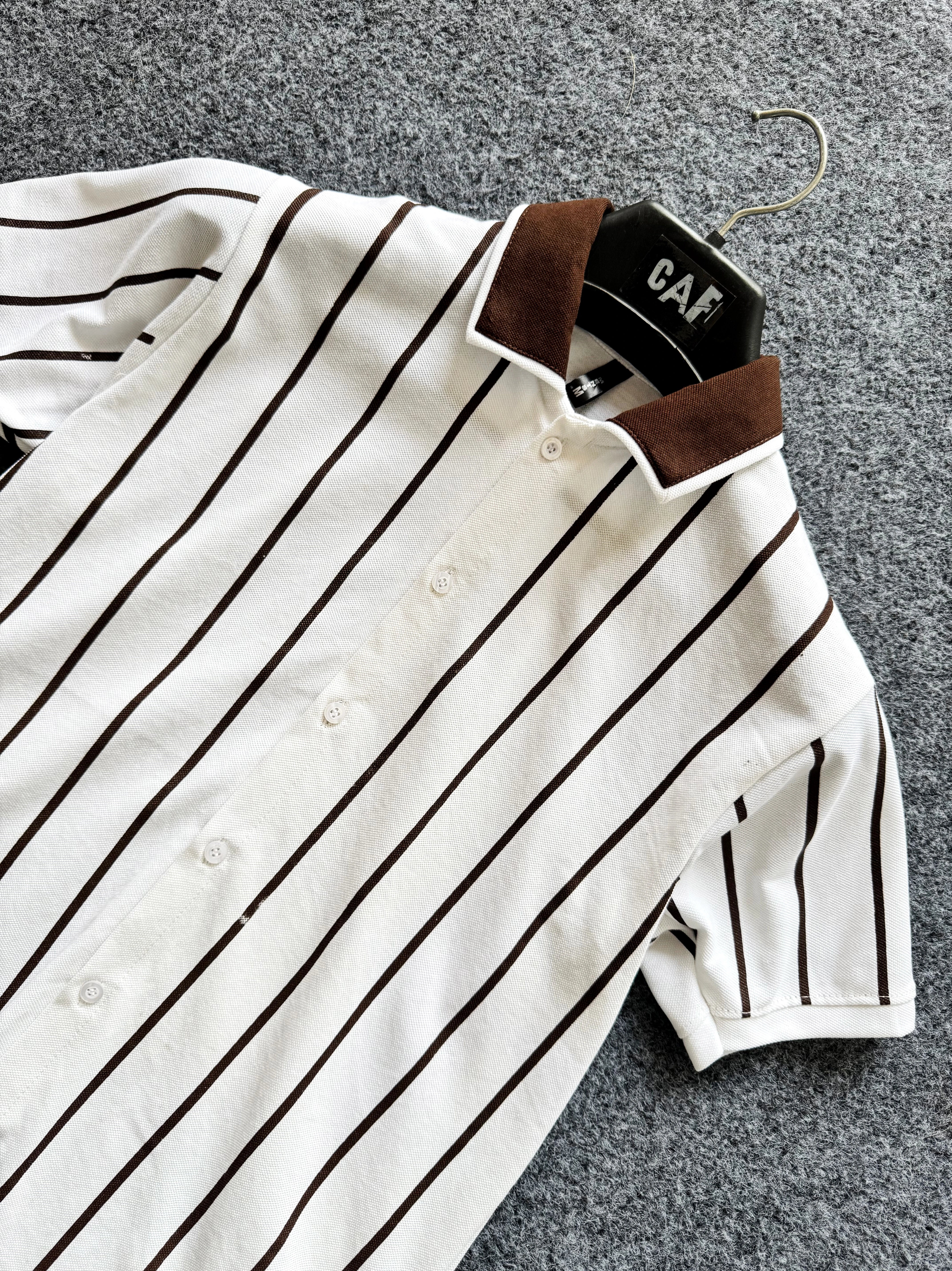 Summer Striped - Cotton Polo Shirt