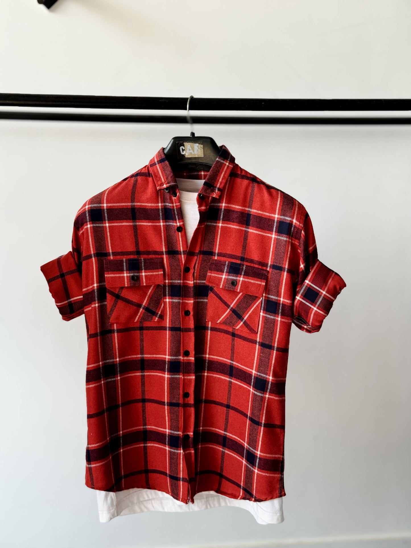 Rustic Red Pocket Shirt