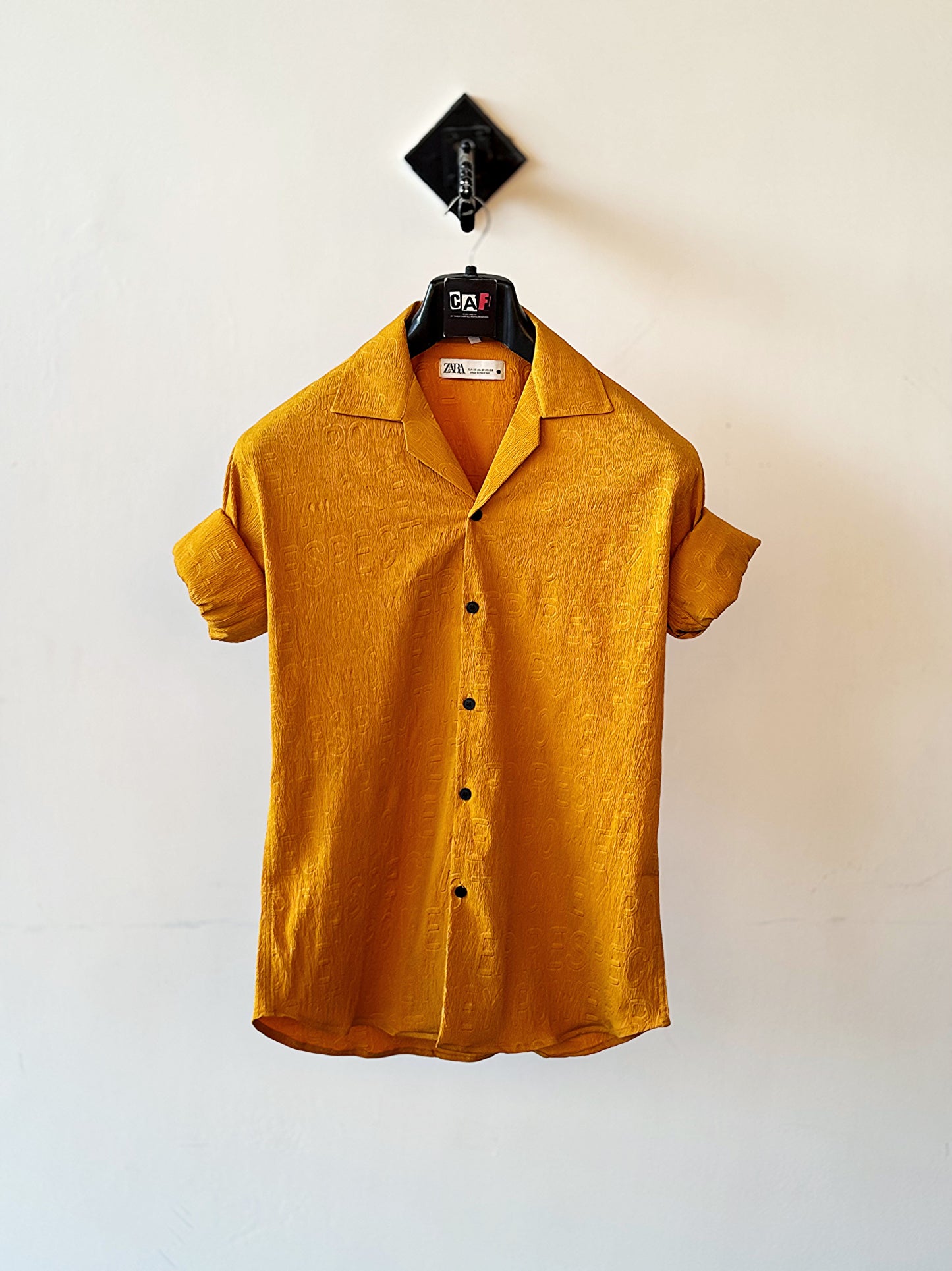 Vibrant Shirt with Embossed Design