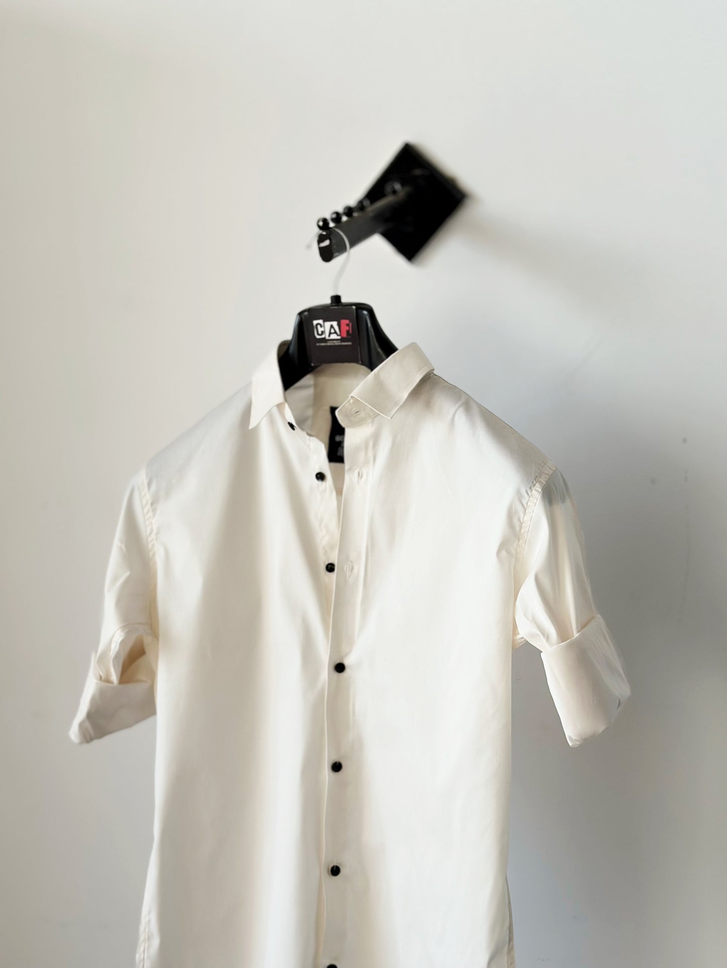 Sophisticated Plain White Shirt