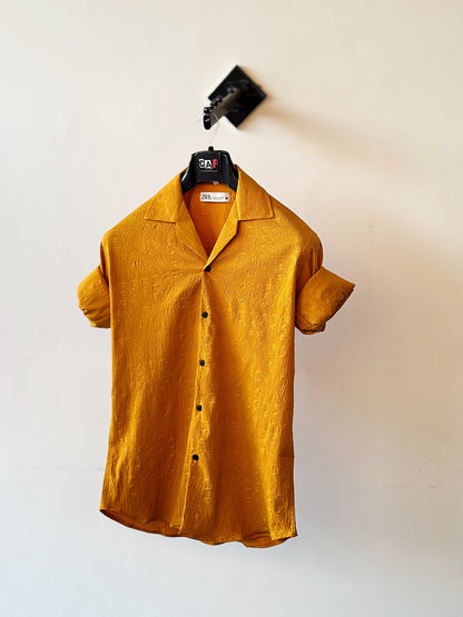 Vibrant Shirt with Embossed Design