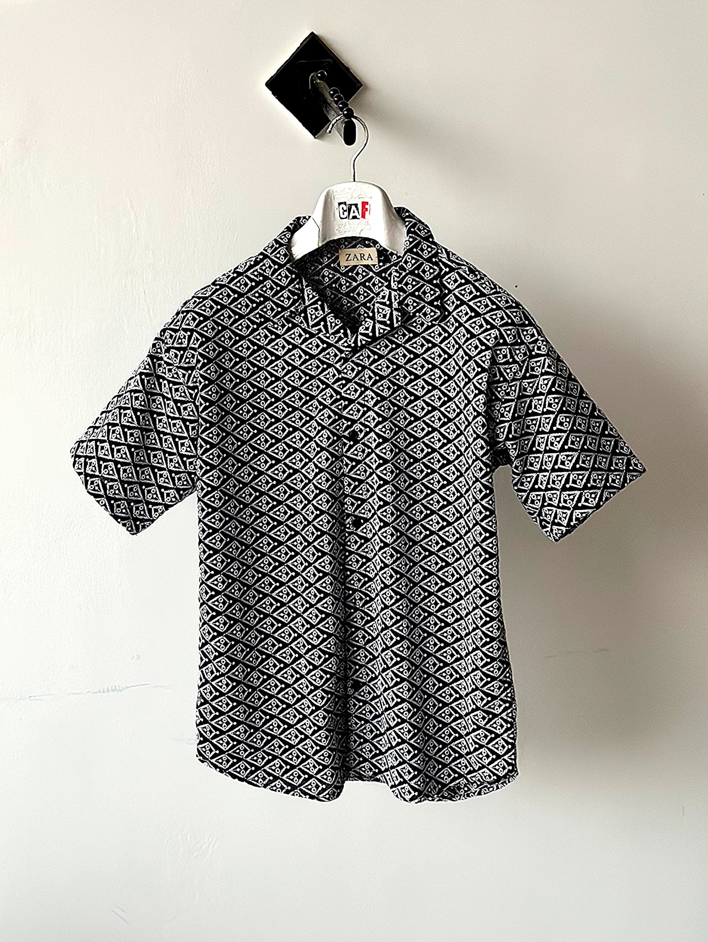 Black & White Pattern Shirt