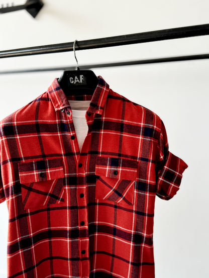 Rustic Red Pocket Shirt