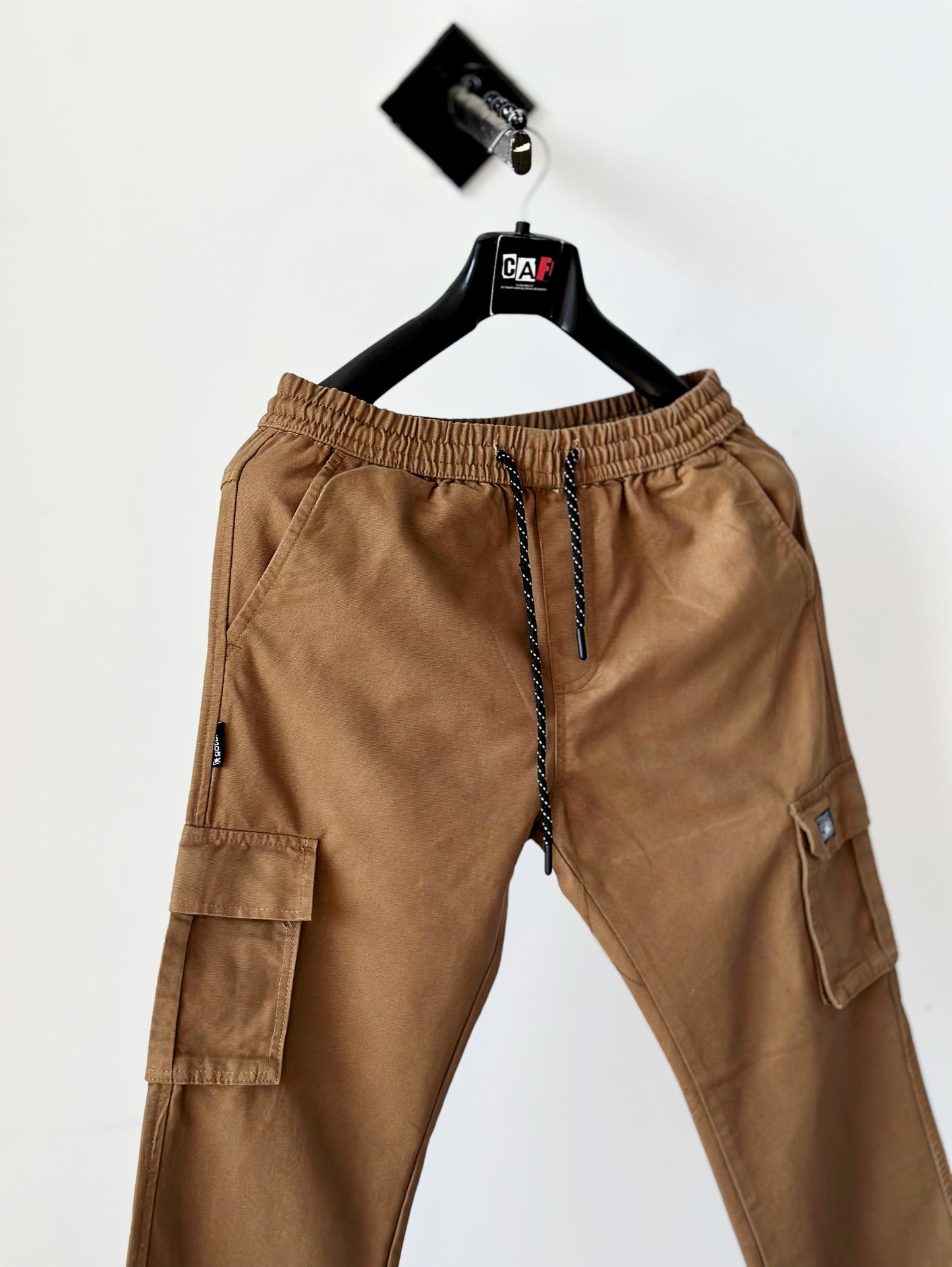 Contemporary Brown Cargo Trousers