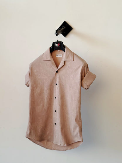 Modern Letter Detailing Shirt