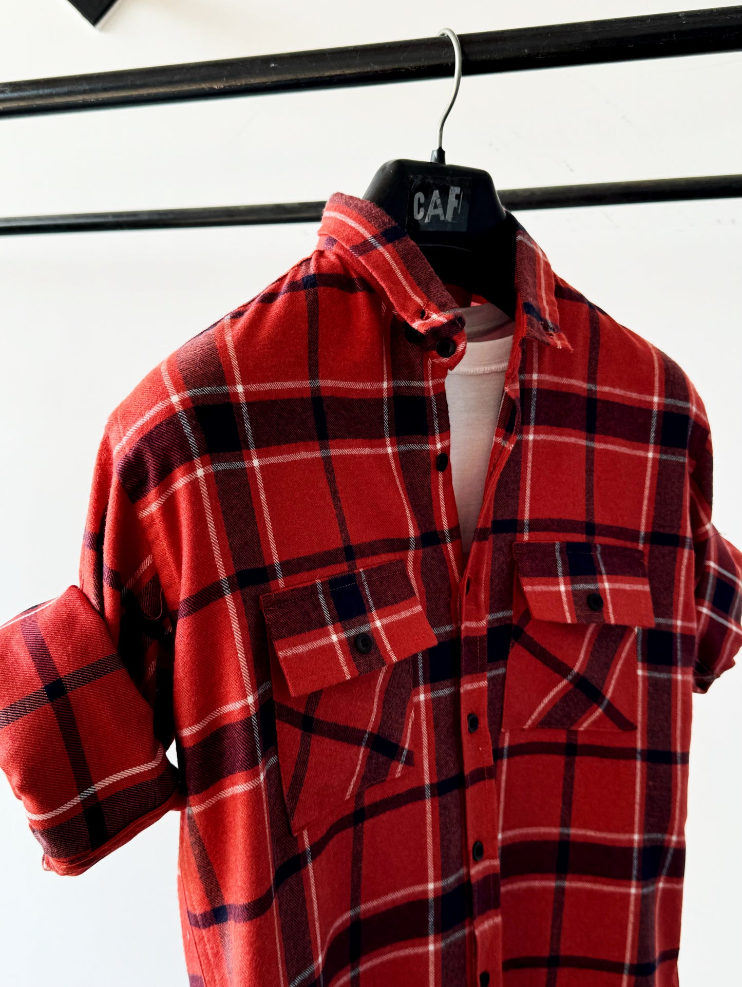 Rustic Red Pocket Shirt