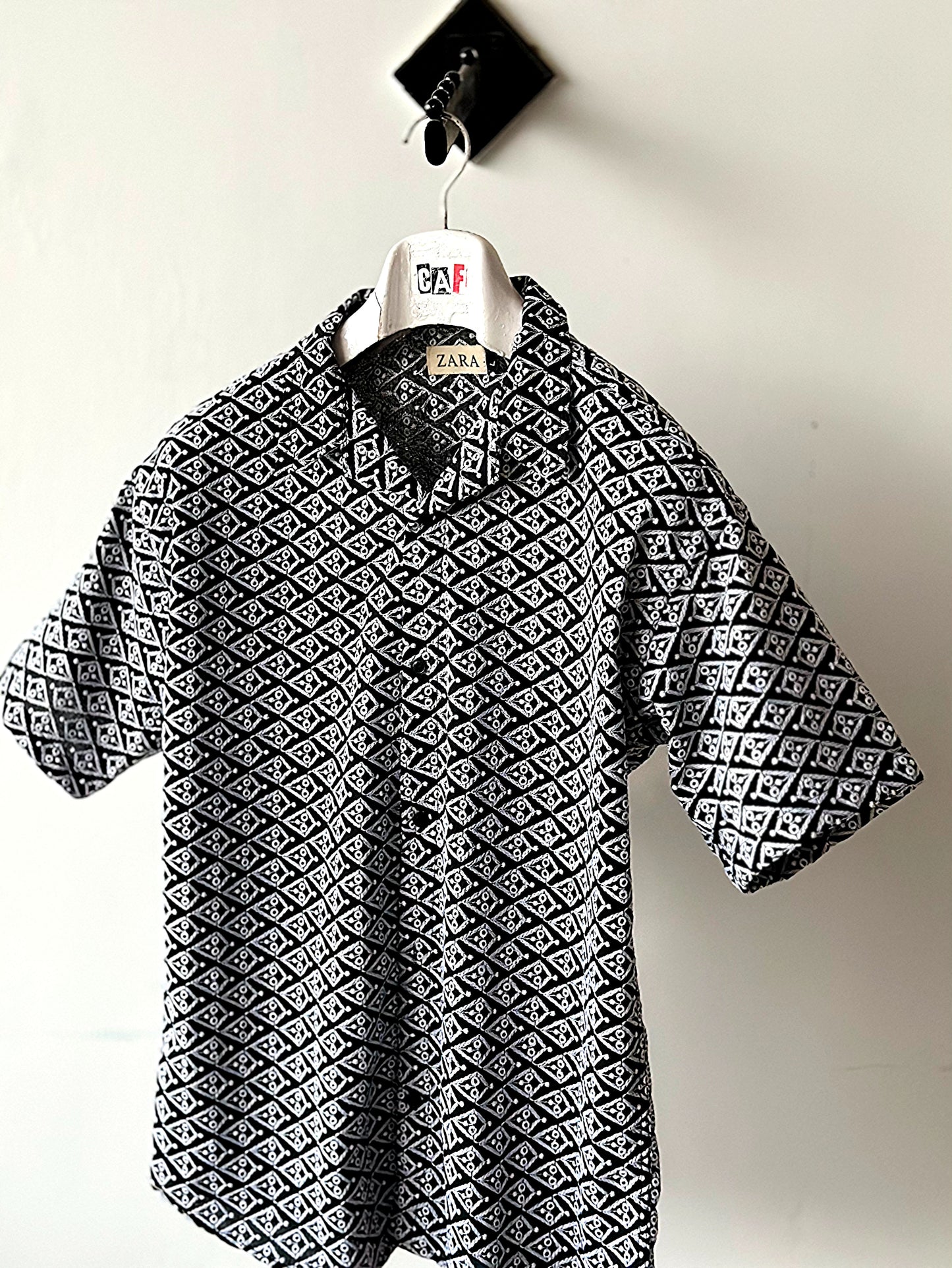 Black & White Pattern Shirt