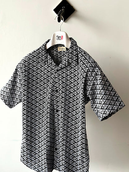 Black & White Pattern Shirt