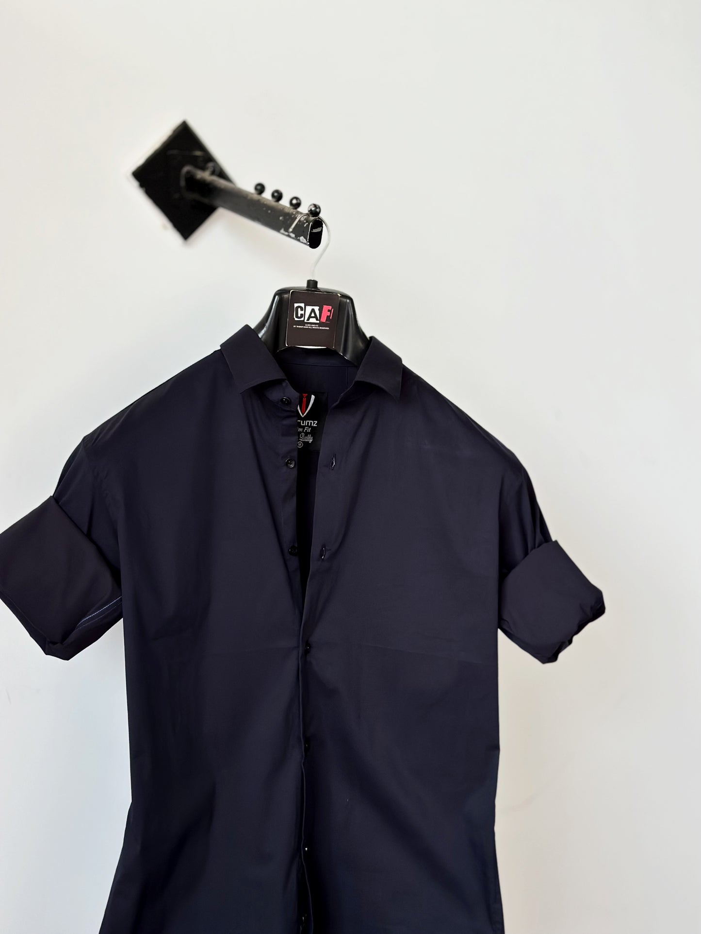 Refined Black Casual Shirt