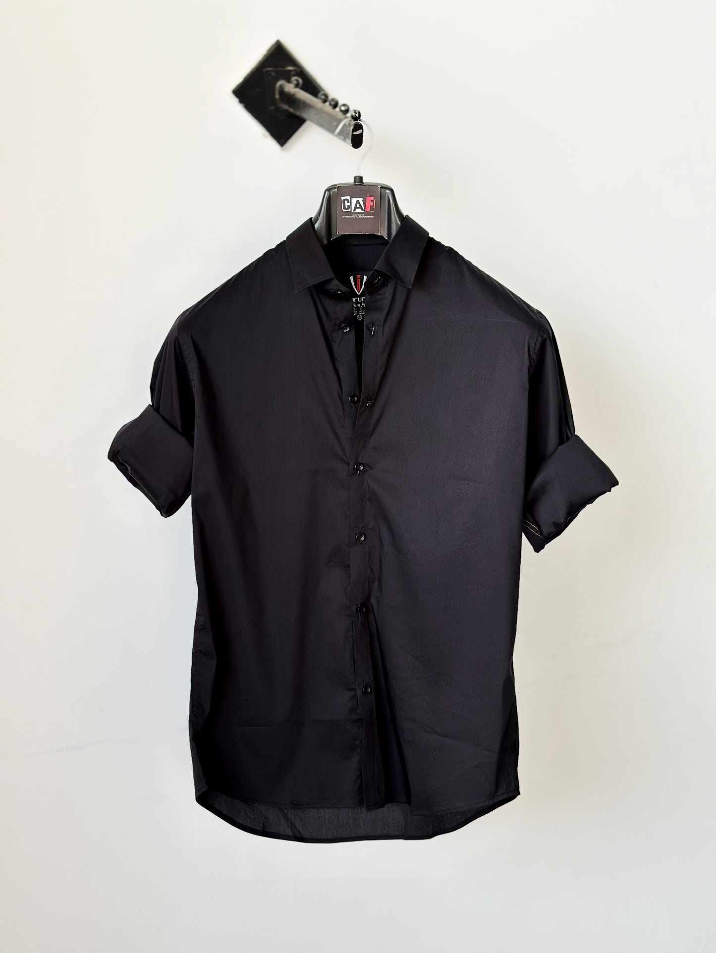 Refined Black Casual Shirt